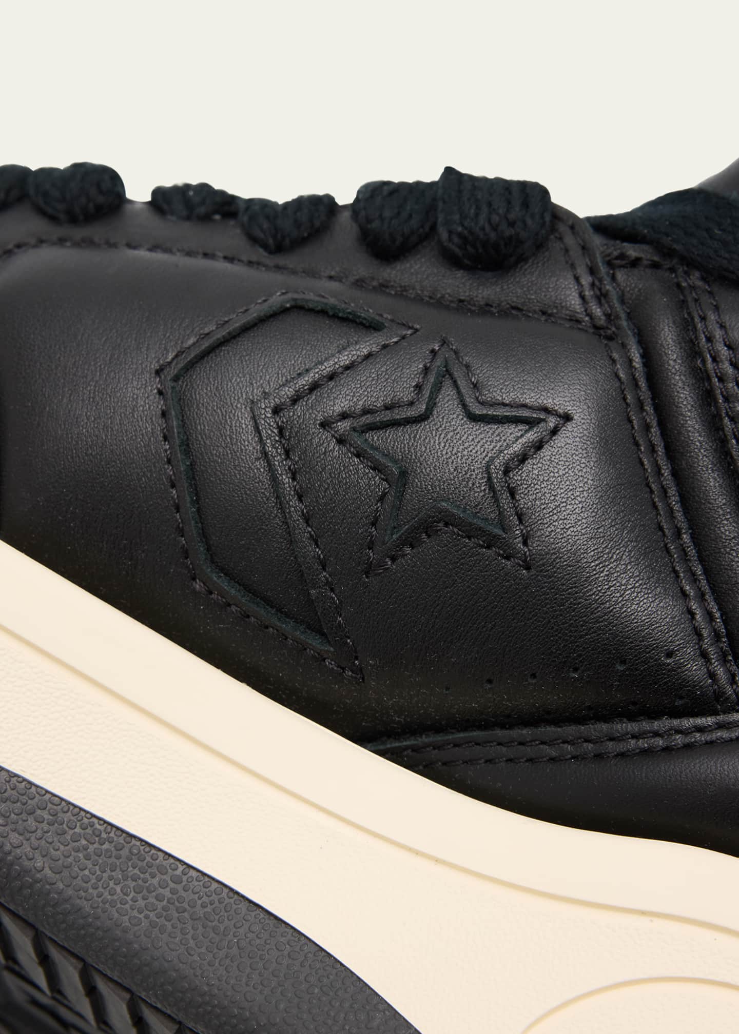 DRKSHDW RICK OWENS x Converse Men's Turbowpn Ox Leather Low-Top Sneakers Image 5 of 6