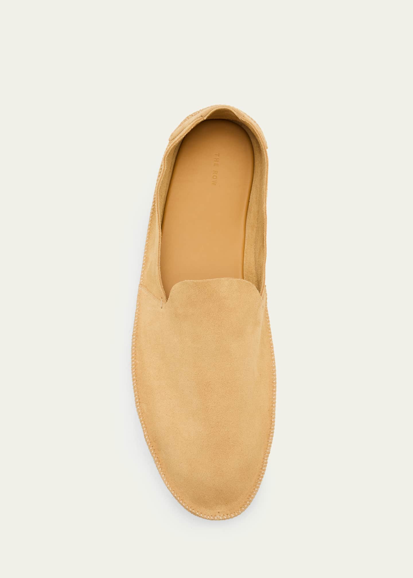 THE ROW Men's Tyler Suede Moc-Toe Loafers - Bergdorf Goodman