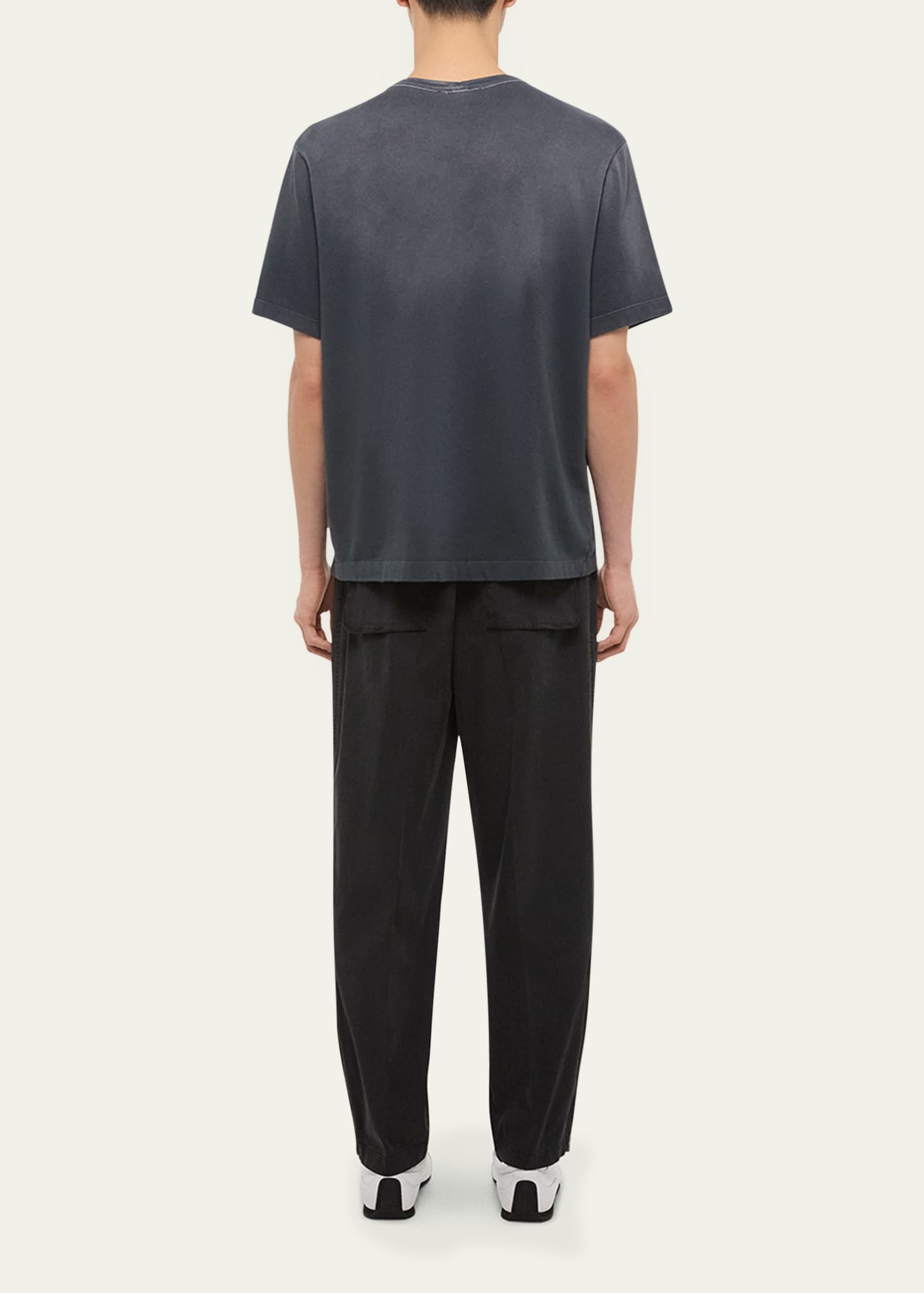 Helmut Lang Men's Faded Logo Print T-Shirt Image 3 of 5