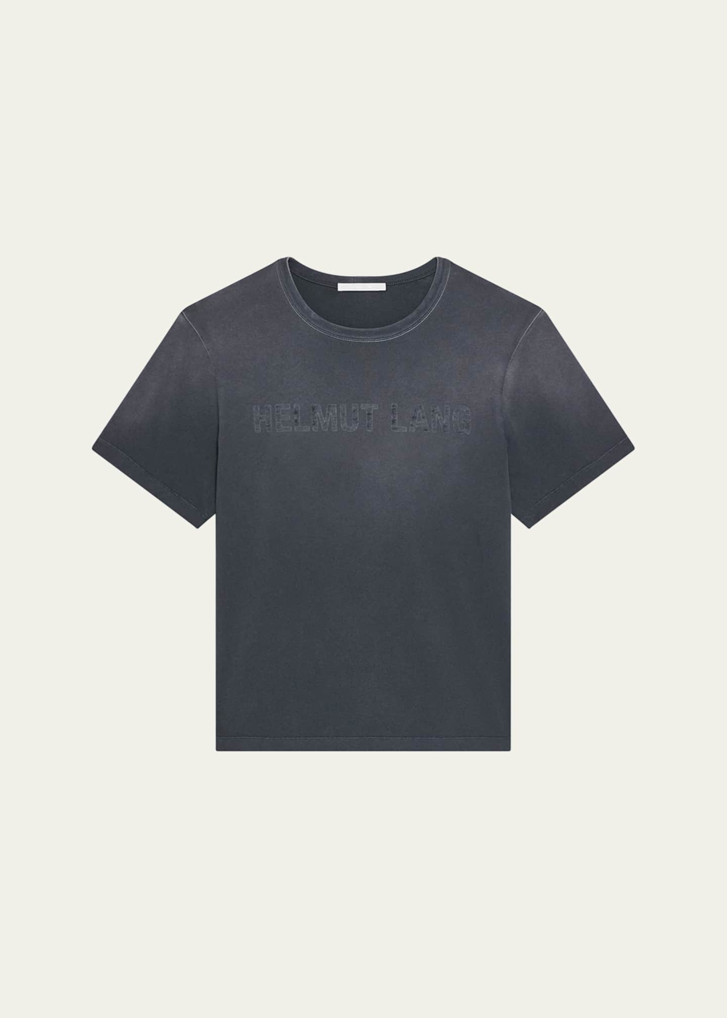 Helmut Lang Men's Faded Logo Print T-Shirt Image 1 of 5