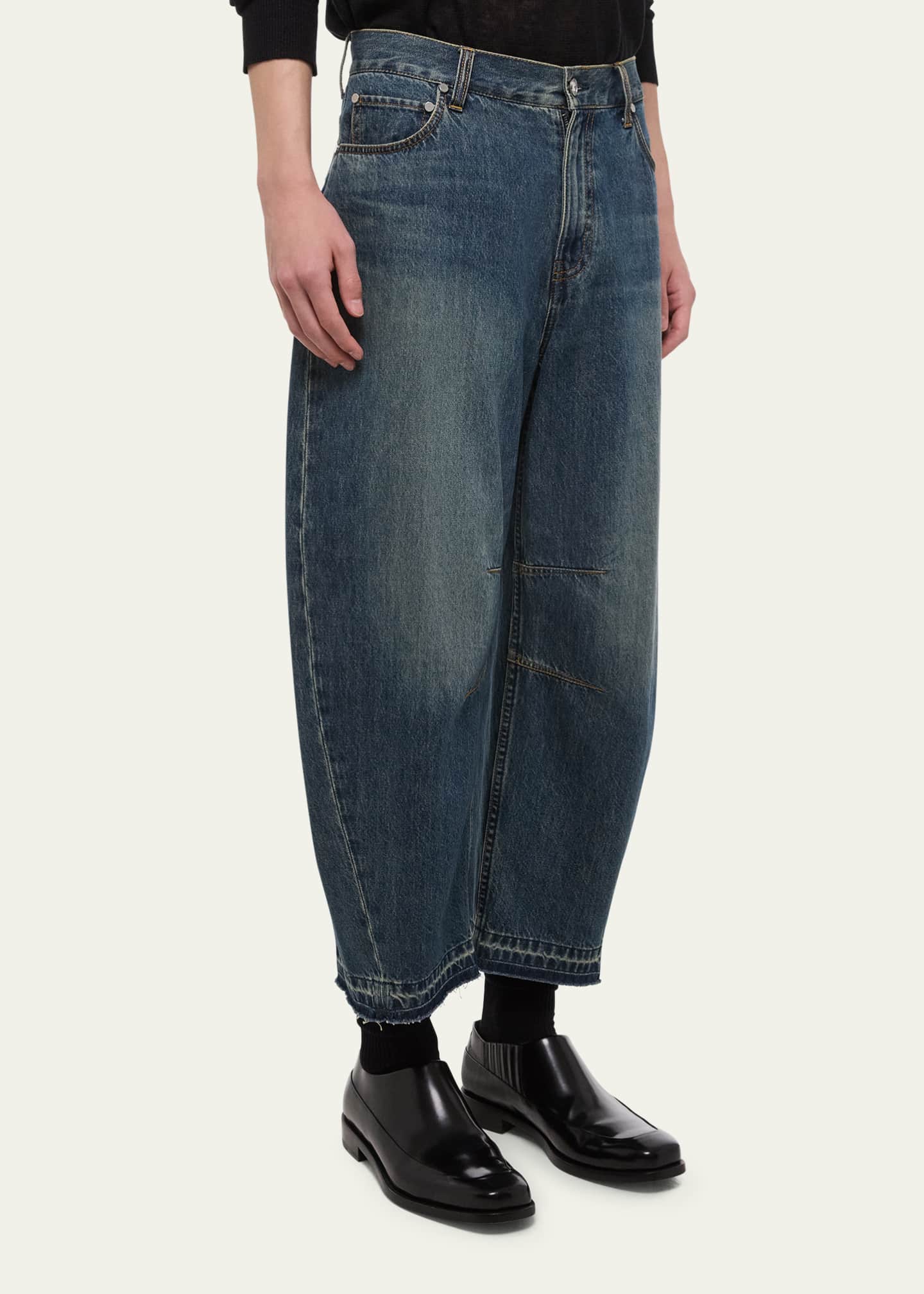 Helmut Lang Men's Cropped Cocoon Jeans Image 5 of 5