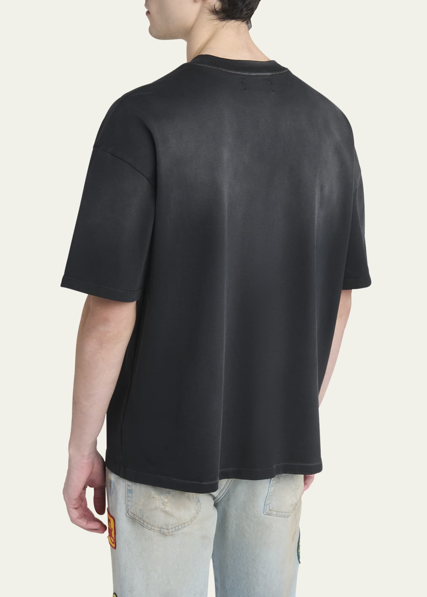 Men's Crystal Sinners Faded Cotton T-Shirt
