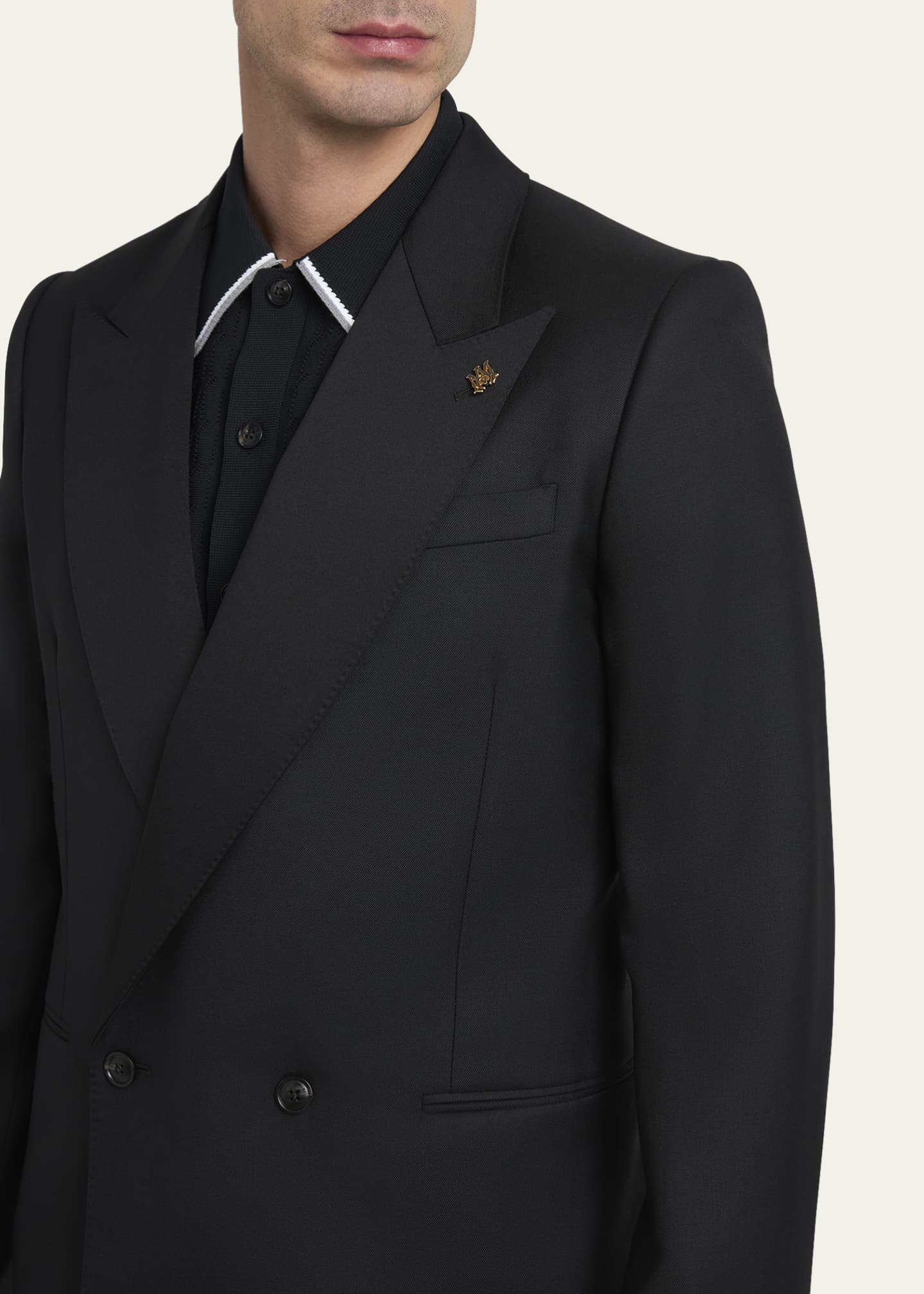 AMIRI 40 OVERSIZED DB BLAZER 　ブレザー Double-breasted blazer in black - Amiri | Mytheresa