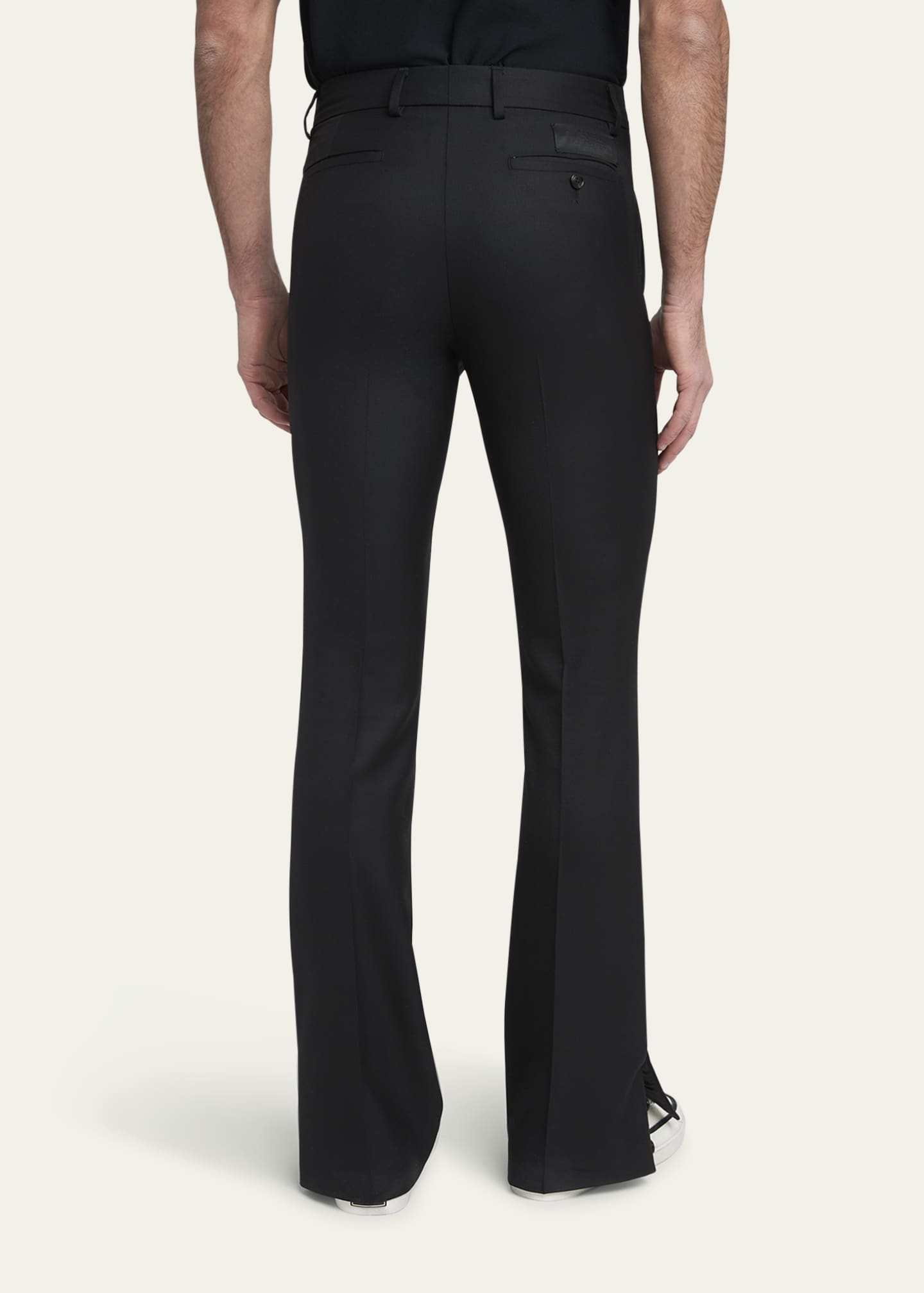 Amiri Men's Wool Flare Trousers - Bergdorf Goodman