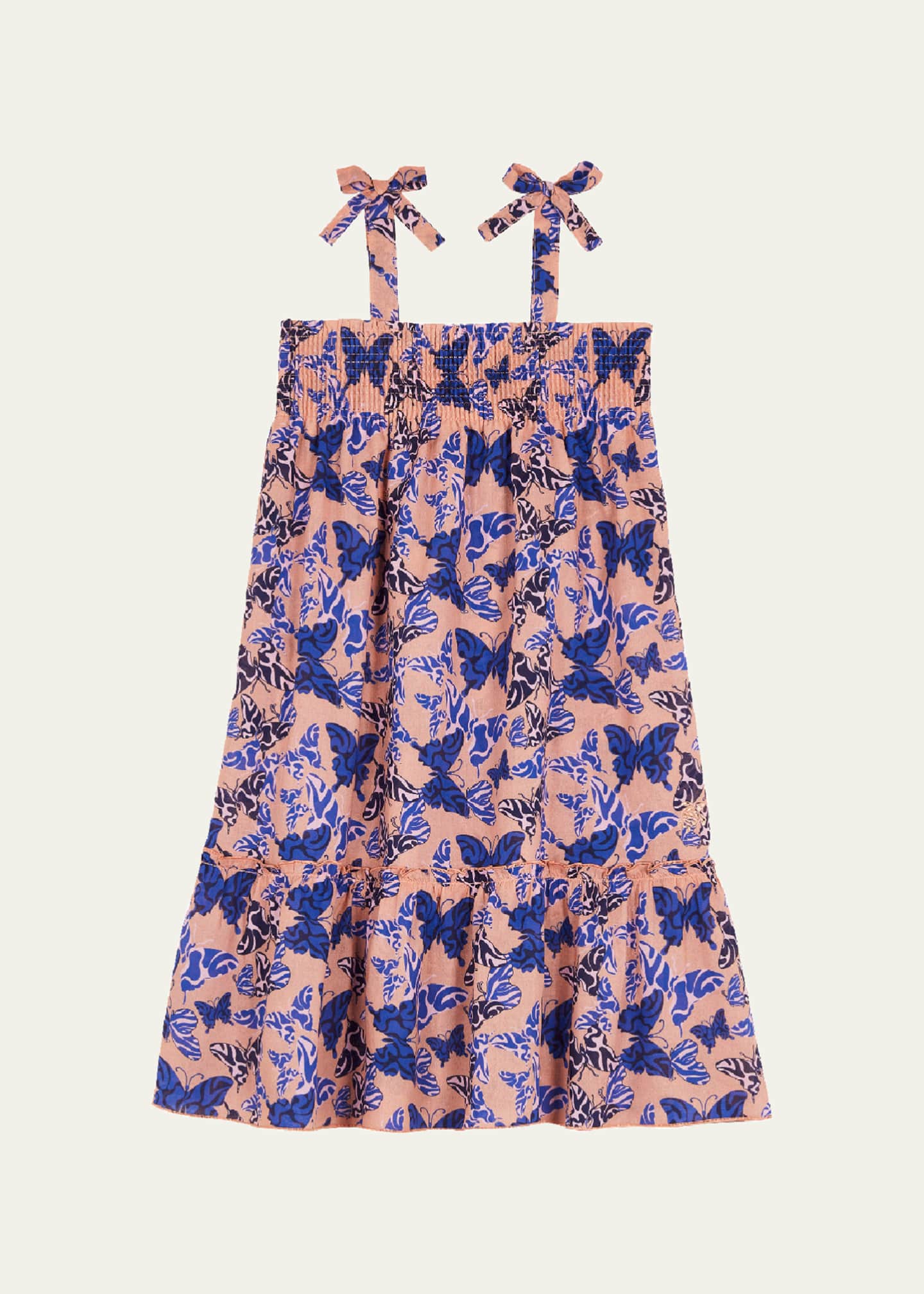 Vilebrequin Girl's Butterfly-Print Dress, Size 2-14 Image 1 of 2