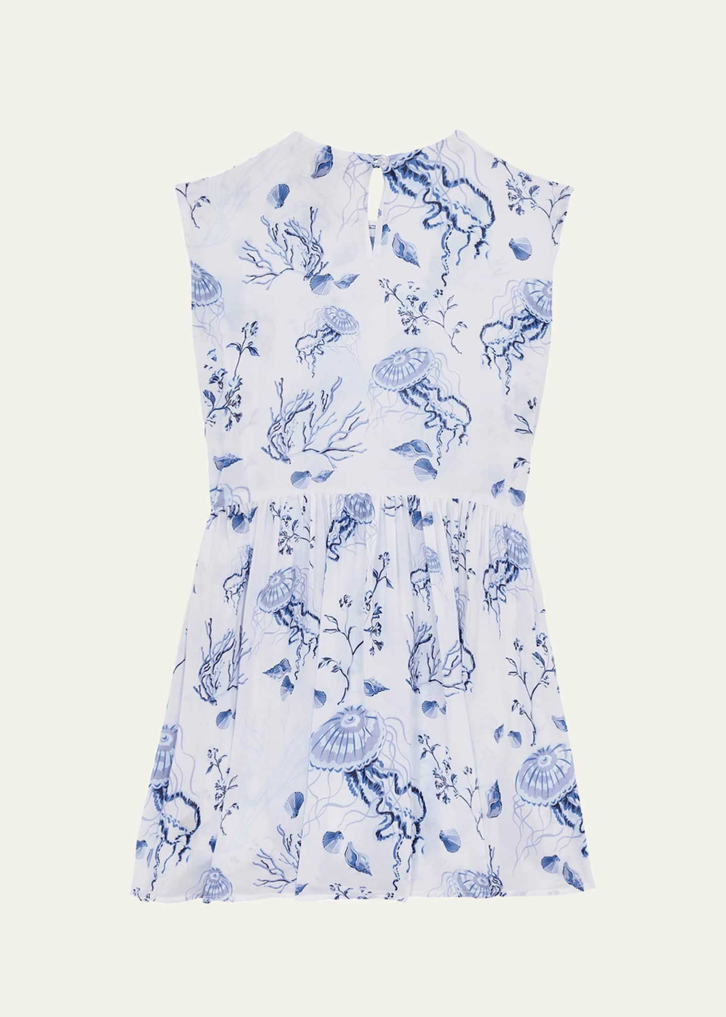 Vilebrequin Girl's Medusa Jellyfish-Print Dress, Size 2-14 Image 2 of 2