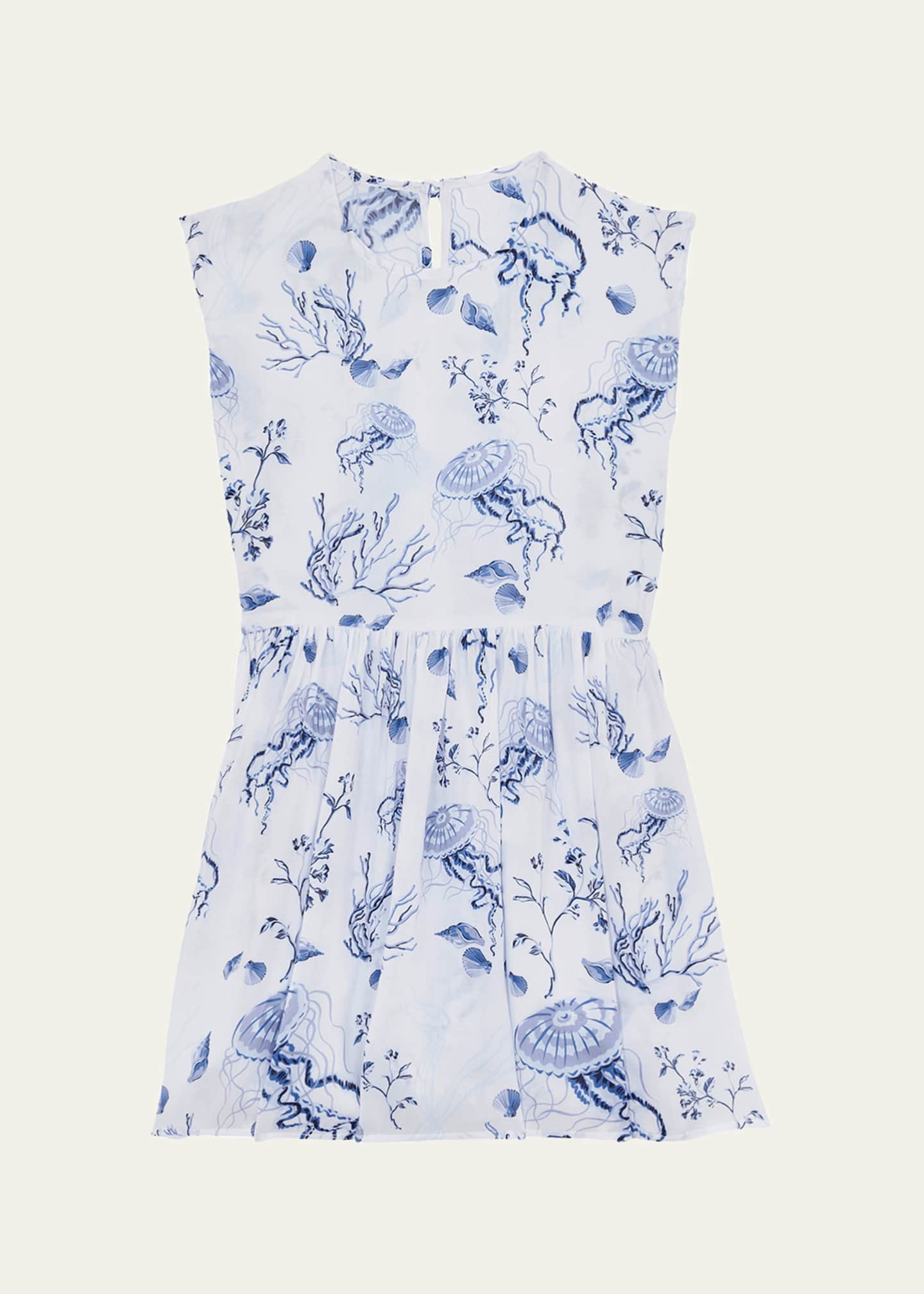Vilebrequin Girl's Medusa Jellyfish-Print Dress, Size 2-14 Image 1 of 2