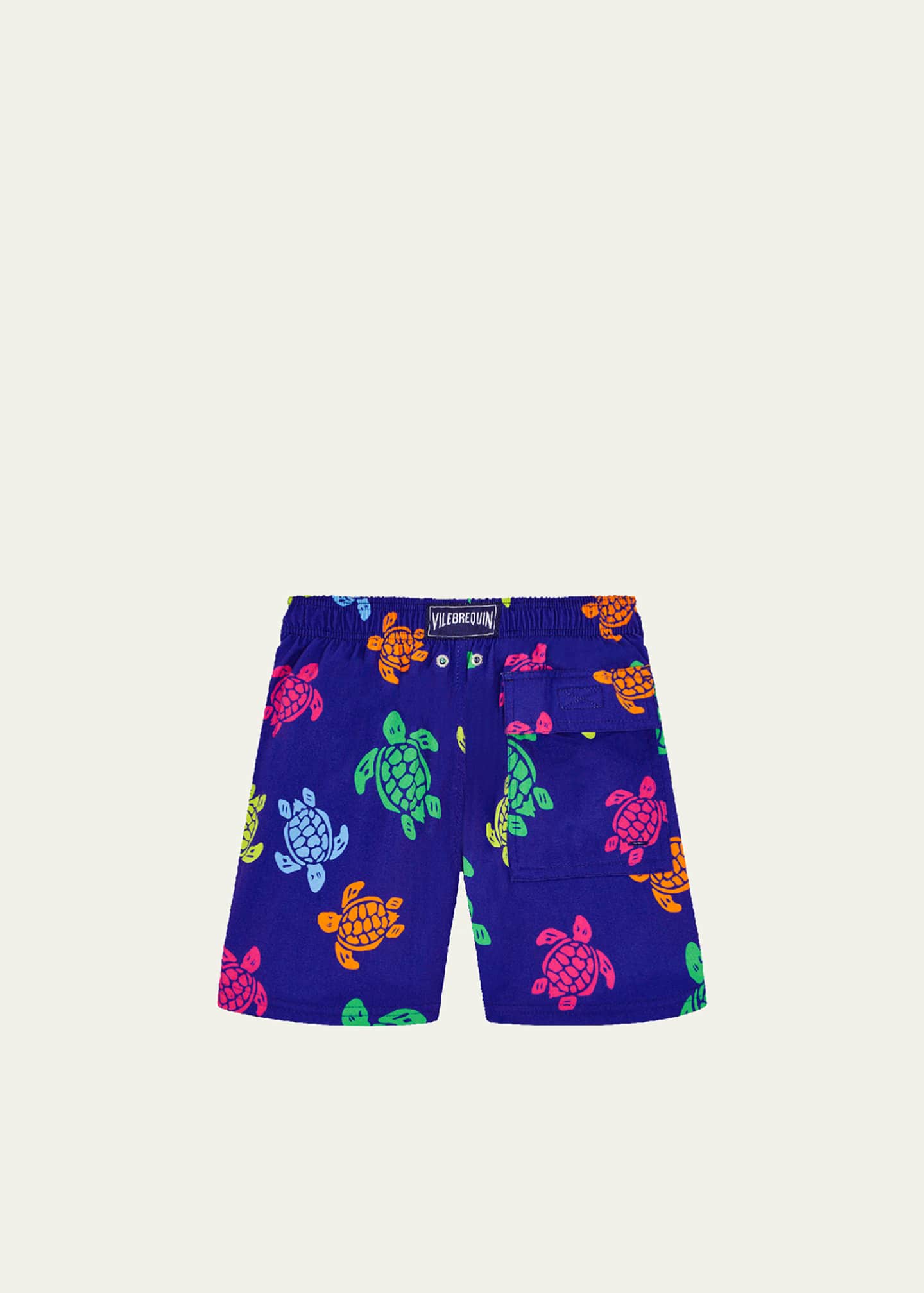 Vilebrequin Boy's Multicolor Turtle-Print Swim Trunks, Size 2-14 Image 2 of 2