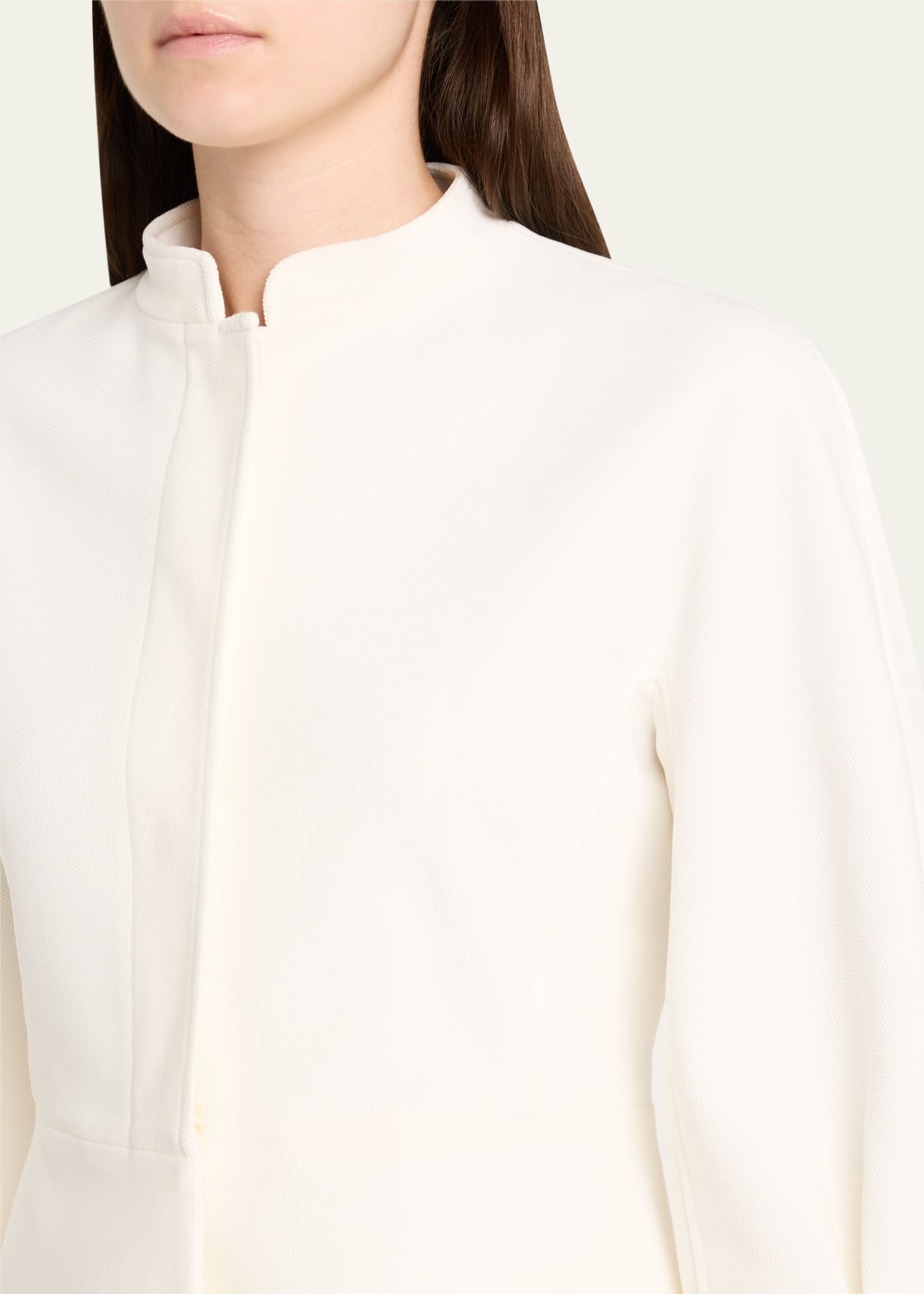 Max Mara Nastro Three-Quarter Sleeve Cotton Jacket