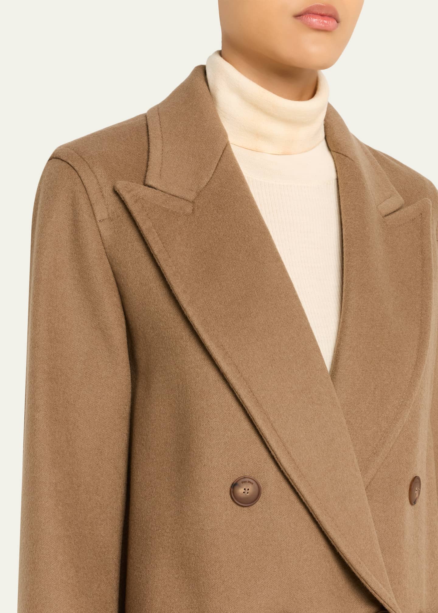 Max Mara Deletta Double-Breasted Wool Cashmere Coat - Bergdorf Goodman