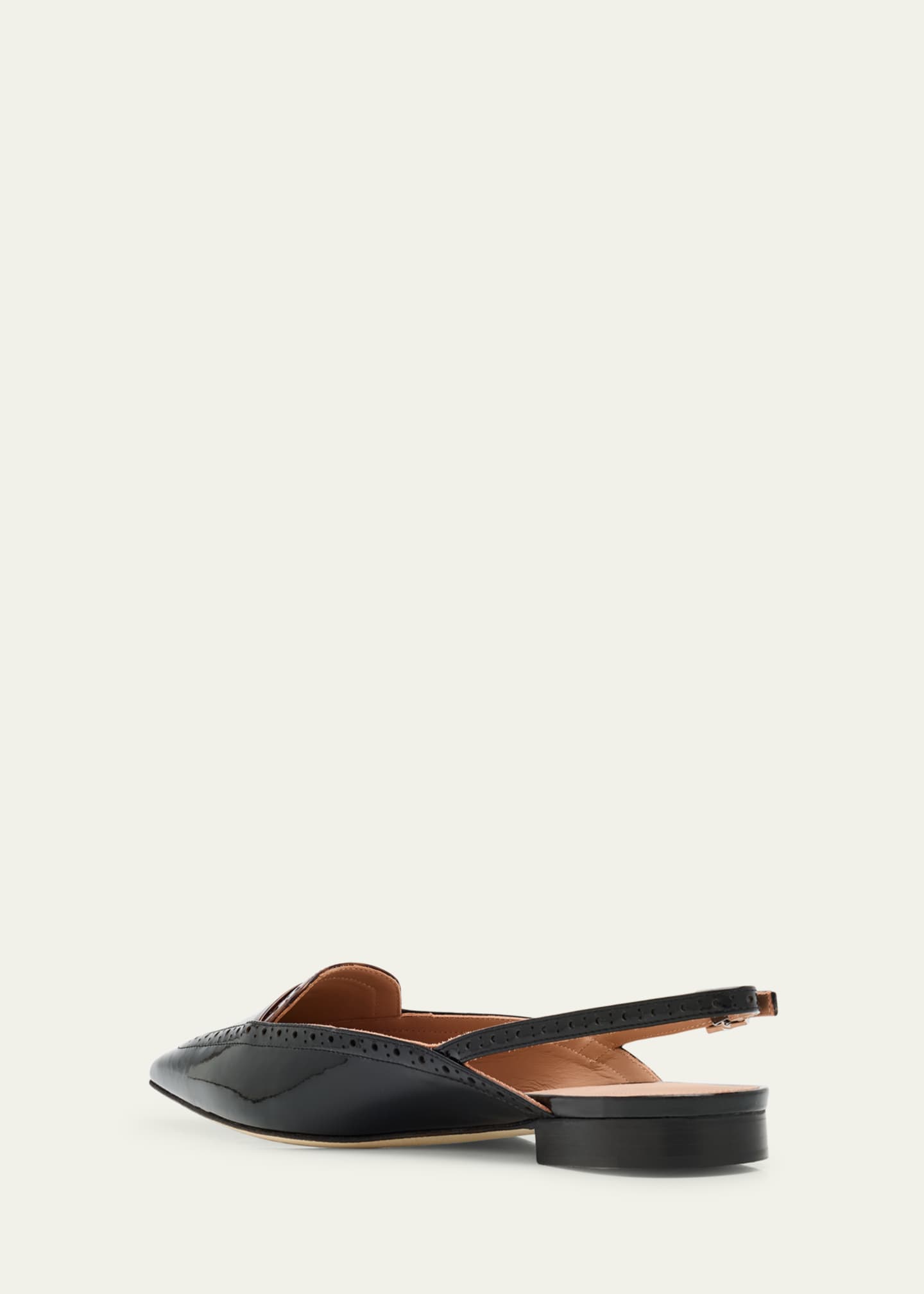 Malone Souliers Laurie Pointed-Toe Slingback Ballerina Flats Image 4 of 6