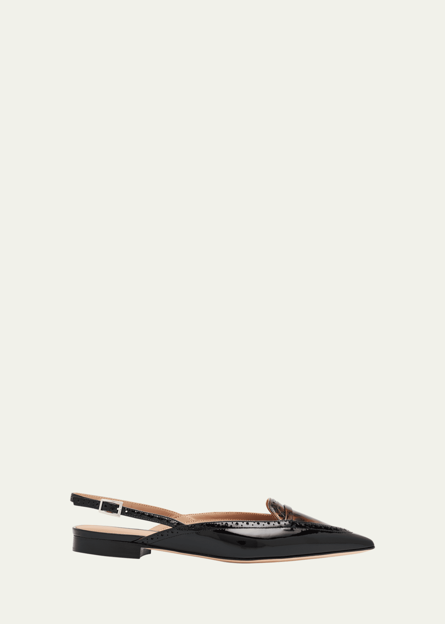 Malone Souliers Laurie Pointed-Toe Slingback Ballerina Flats Image 1 of 6