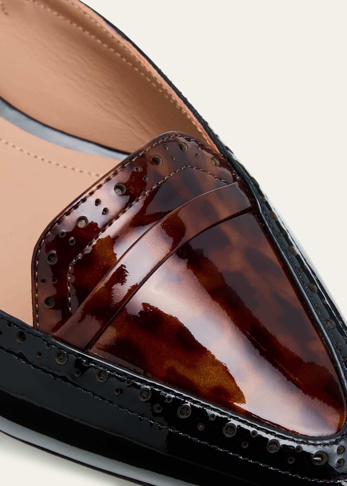 Malone Souliers Laurie Pointed-Toe Slingback Ballerina Flats Image 5 of 6