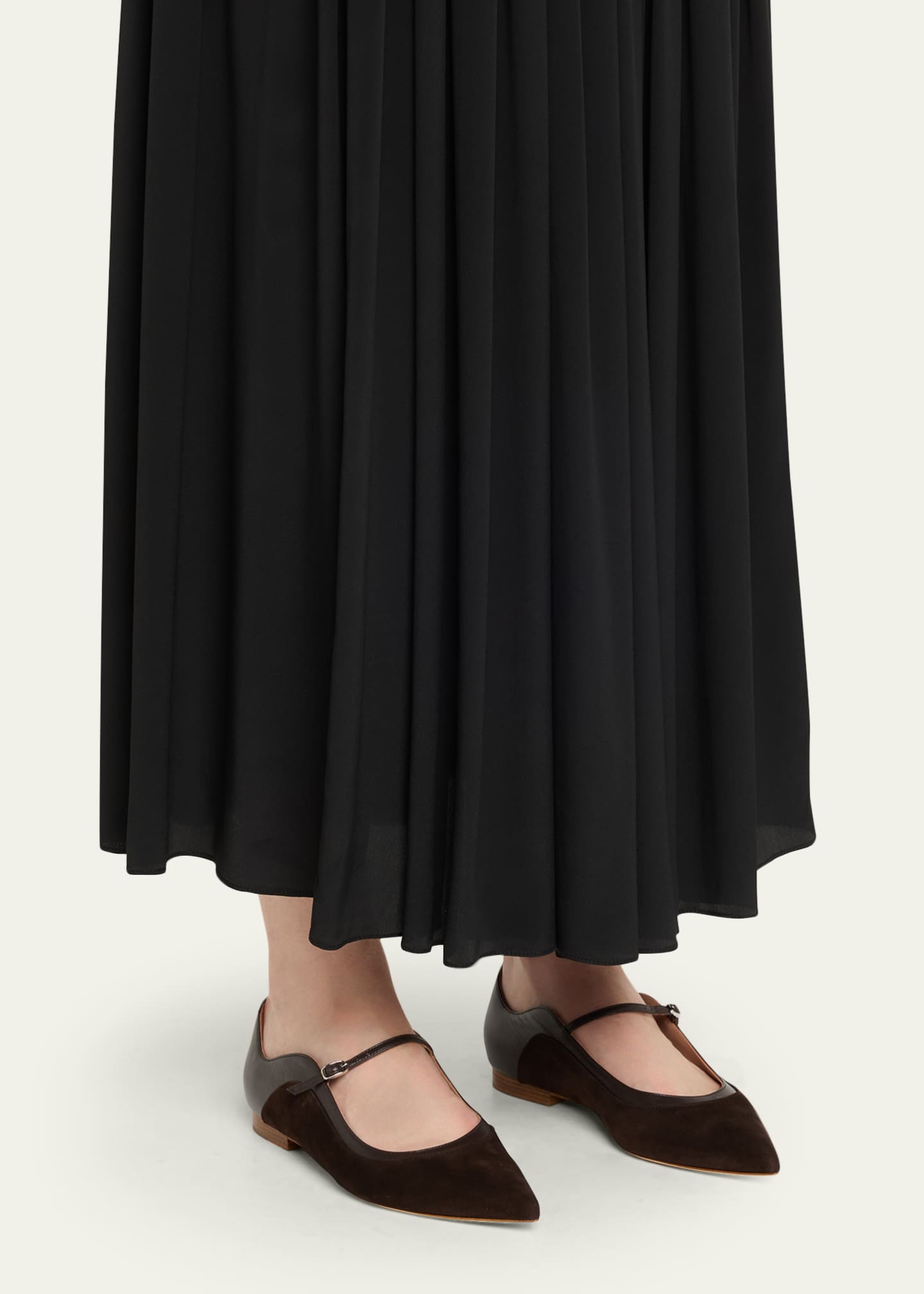 Malone Souliers Corina Monoblock Pointed-Toe Ballerina Flats Image 2 of 6