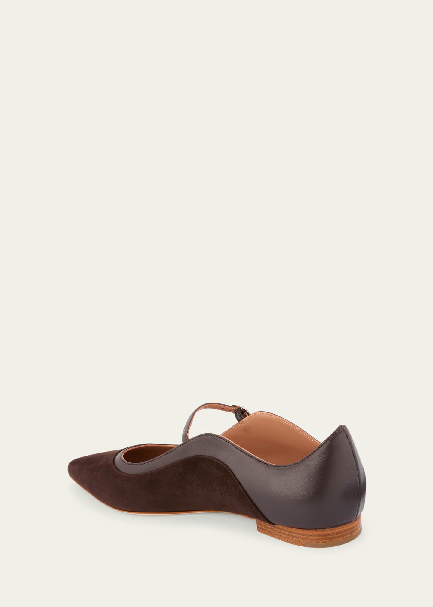 Malone Souliers Corina Monoblock Pointed-Toe Ballerina Flats Image 4 of 6