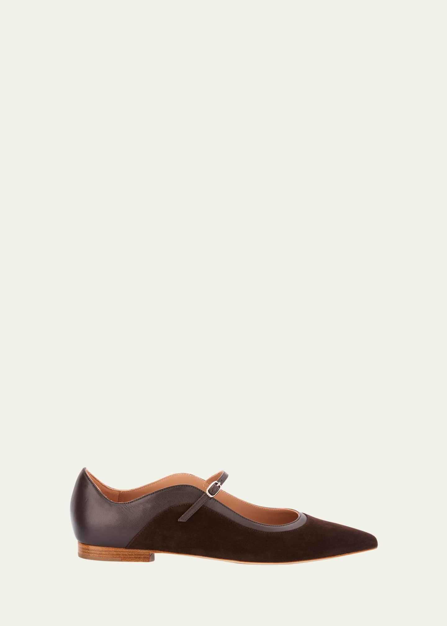 Malone Souliers Corina Monoblock Pointed-Toe Ballerina Flats Image 1 of 6