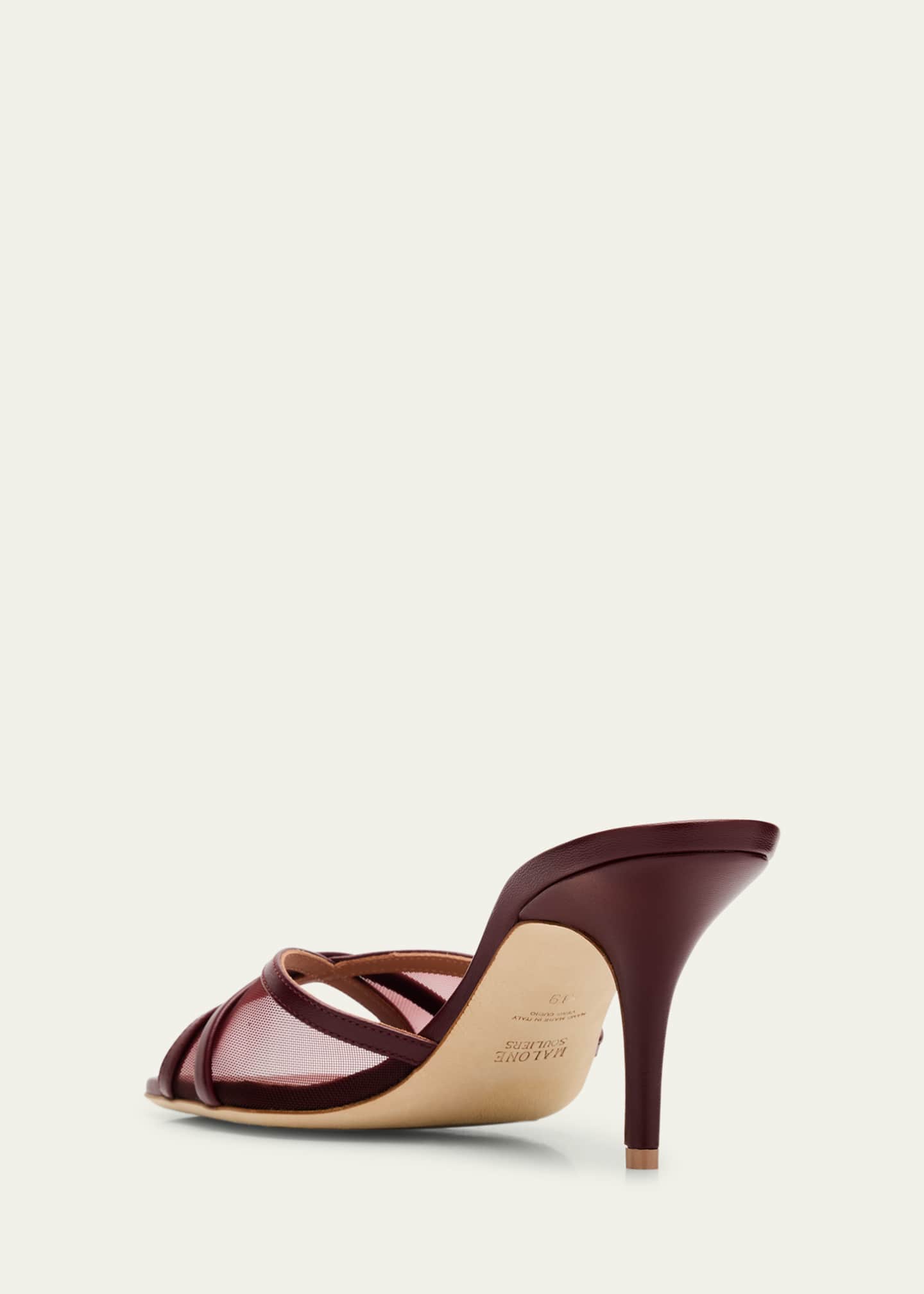 Malone Souliers Perla Mesh Leather Sandals Image 4 of 6