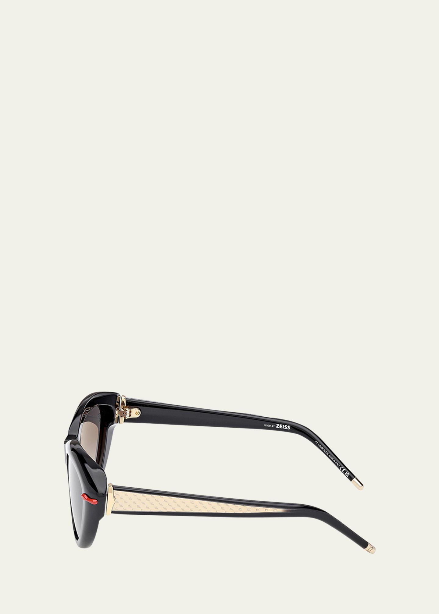 Christian Louboutin Acetate Cat-Eye Sunglasses - Bergdorf Goodman