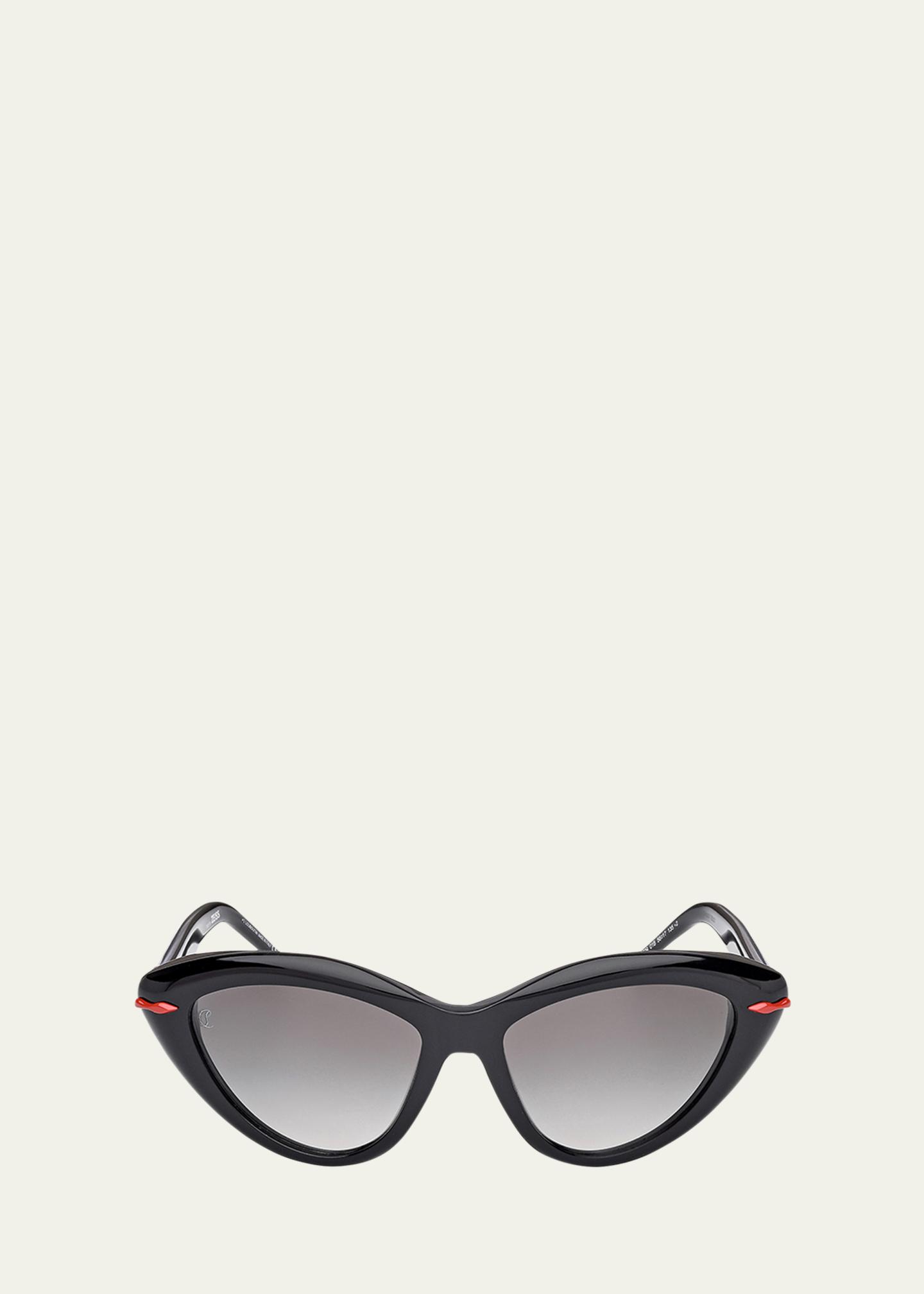 Christian Louboutin Acetate Cat-Eye Sunglasses - Bergdorf Goodman