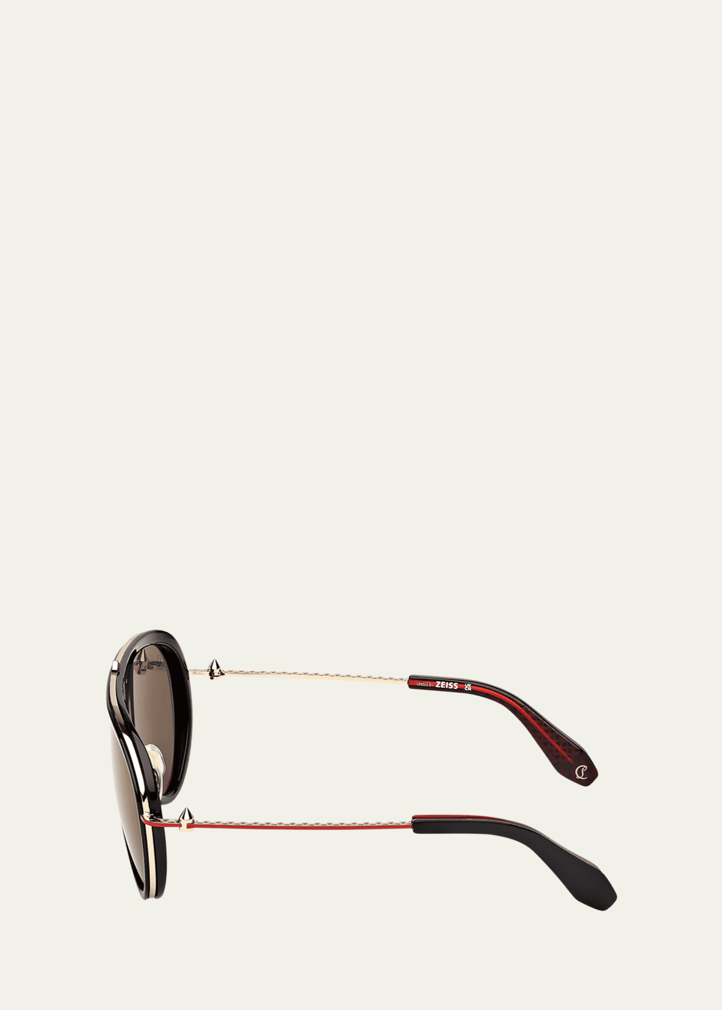 Christian Louboutin Aviator Metal Sunglasses Image 3 of 5