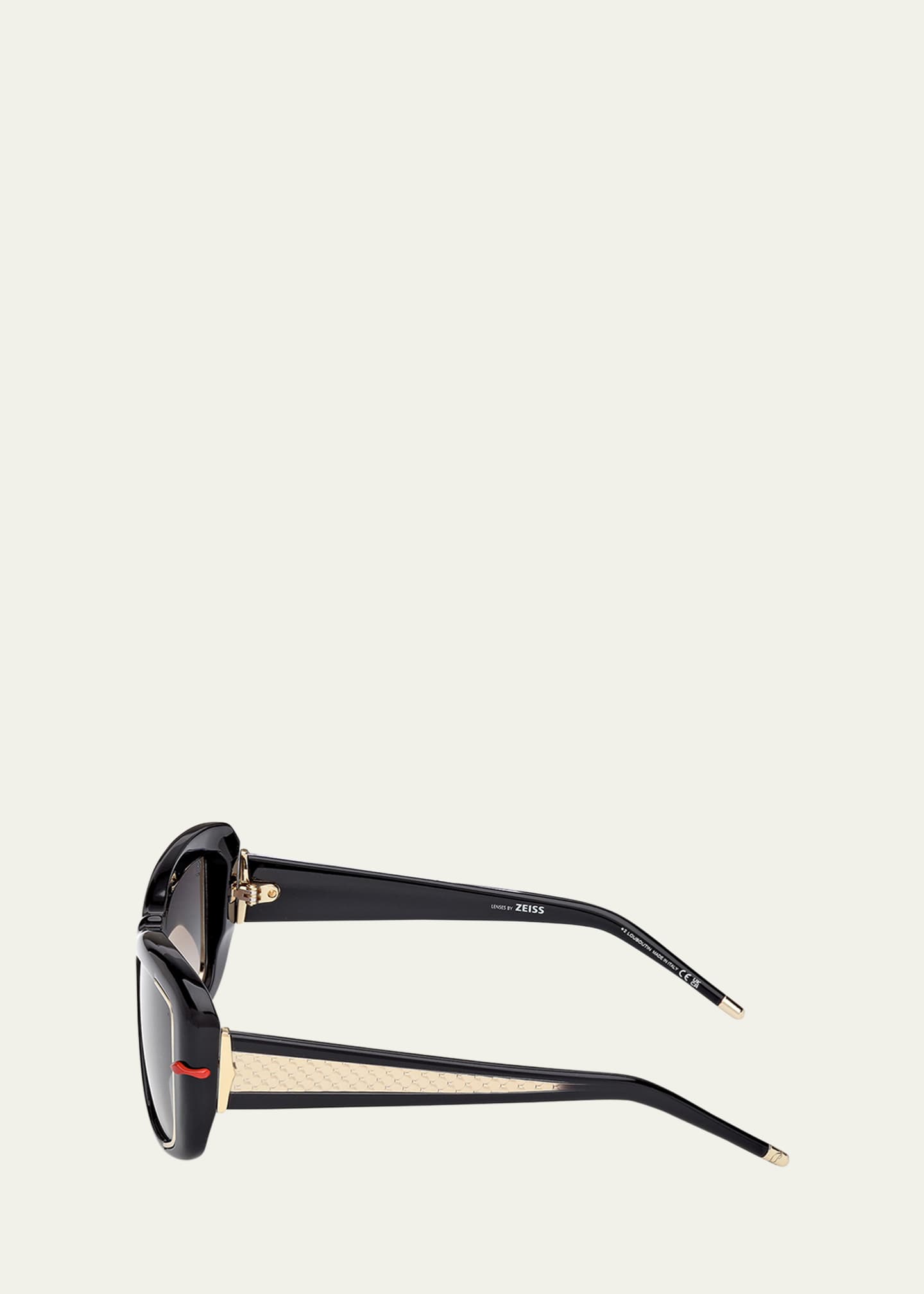 Christian Louboutin Square Acetate Sunglasses Image 3 of 5