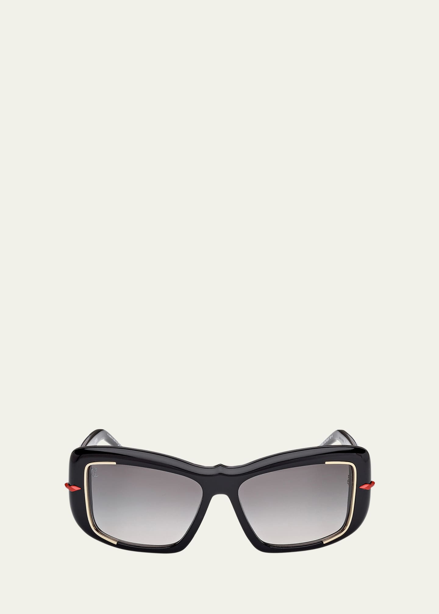 Christian Louboutin Square Acetate Sunglasses Image 1 of 5