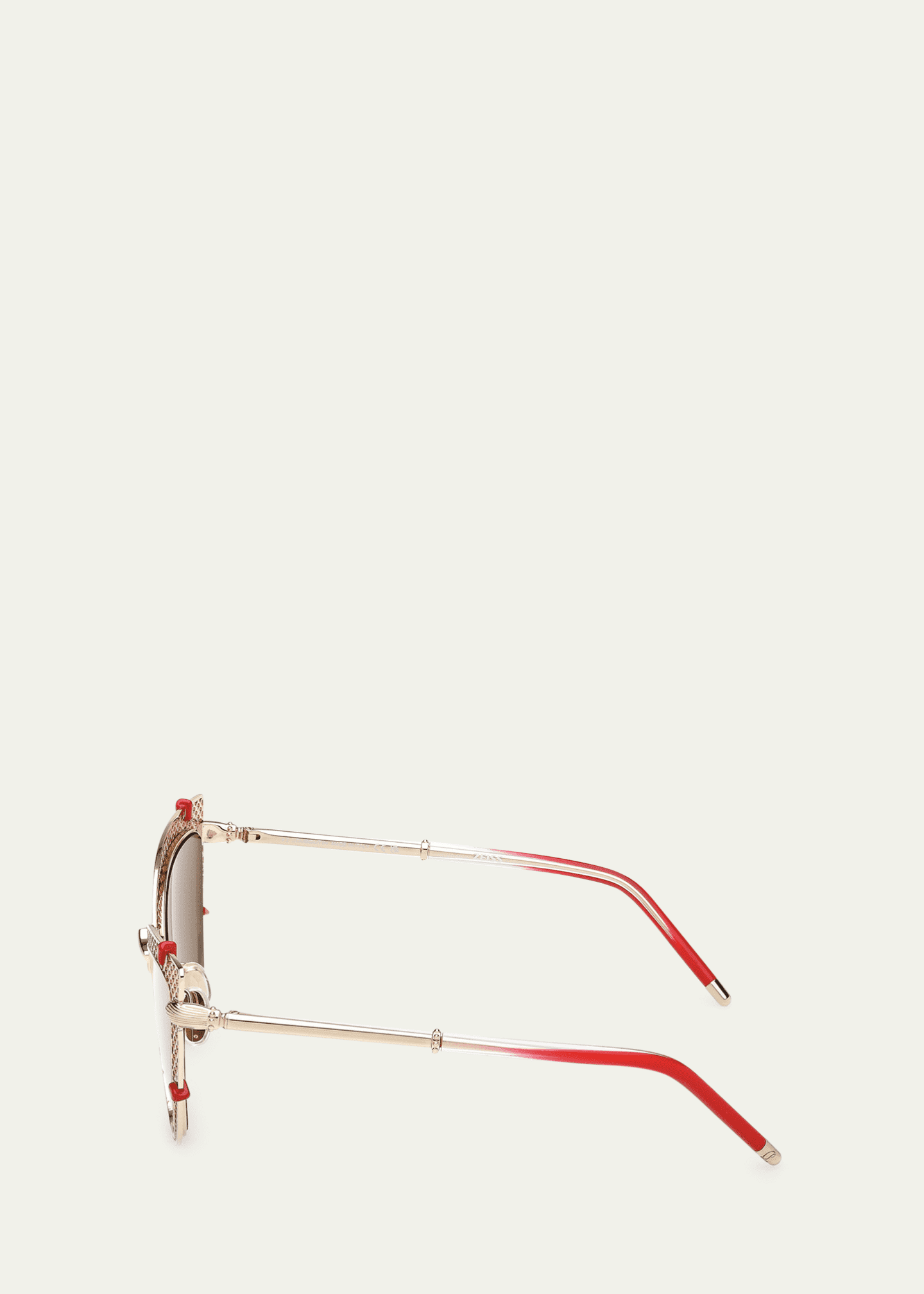 Christian Louboutin Miss Z Metal Cat-Eye Sunglasses Image 3 of 5