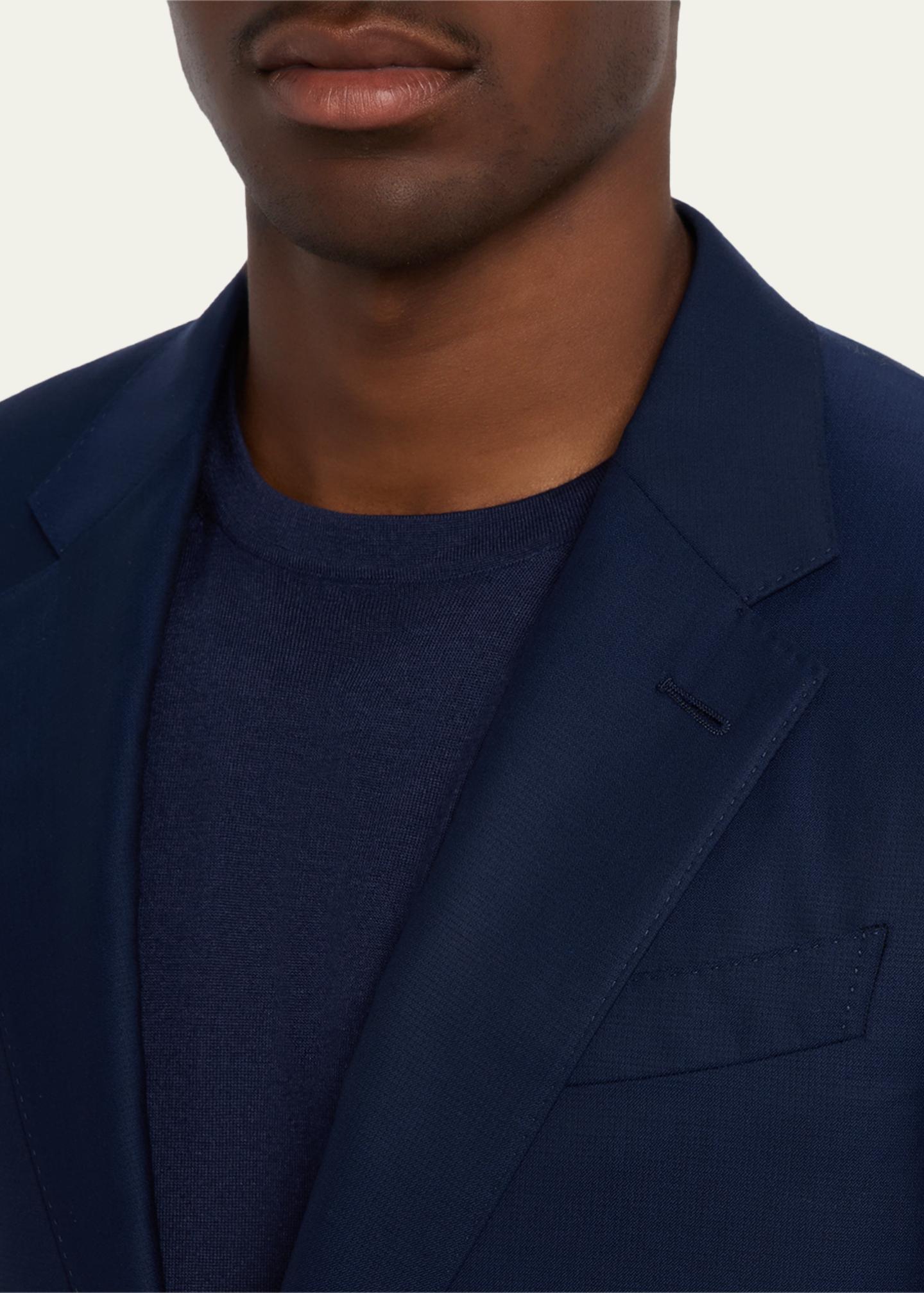 ZEGNA Men's Wool Textured Two-Piece Suit - Bergdorf Goodman