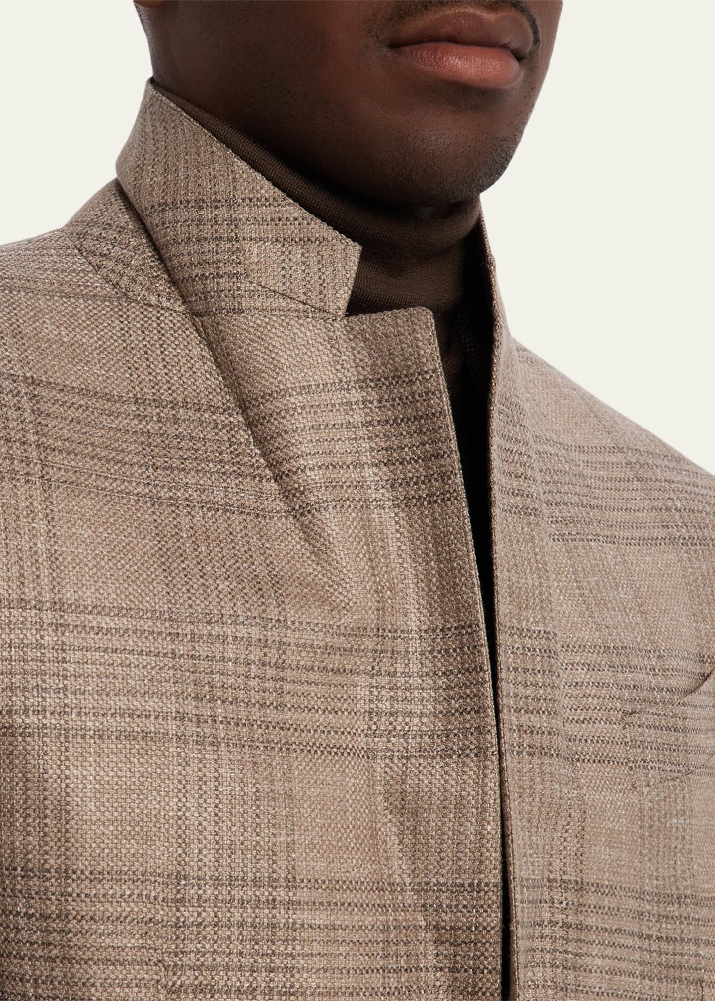 ぐ*く様 【ZEGNA】カシミヤ混　冬用スーツ ZEGNA Men's Winter Crossover Large Plaid Sport Coat - Bergdorf Goodman