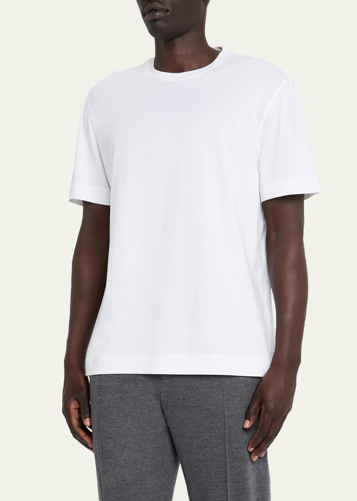ZEGNA Men's Cotton Jersey Crewneck T-Shirt - Bergdorf Goodman
