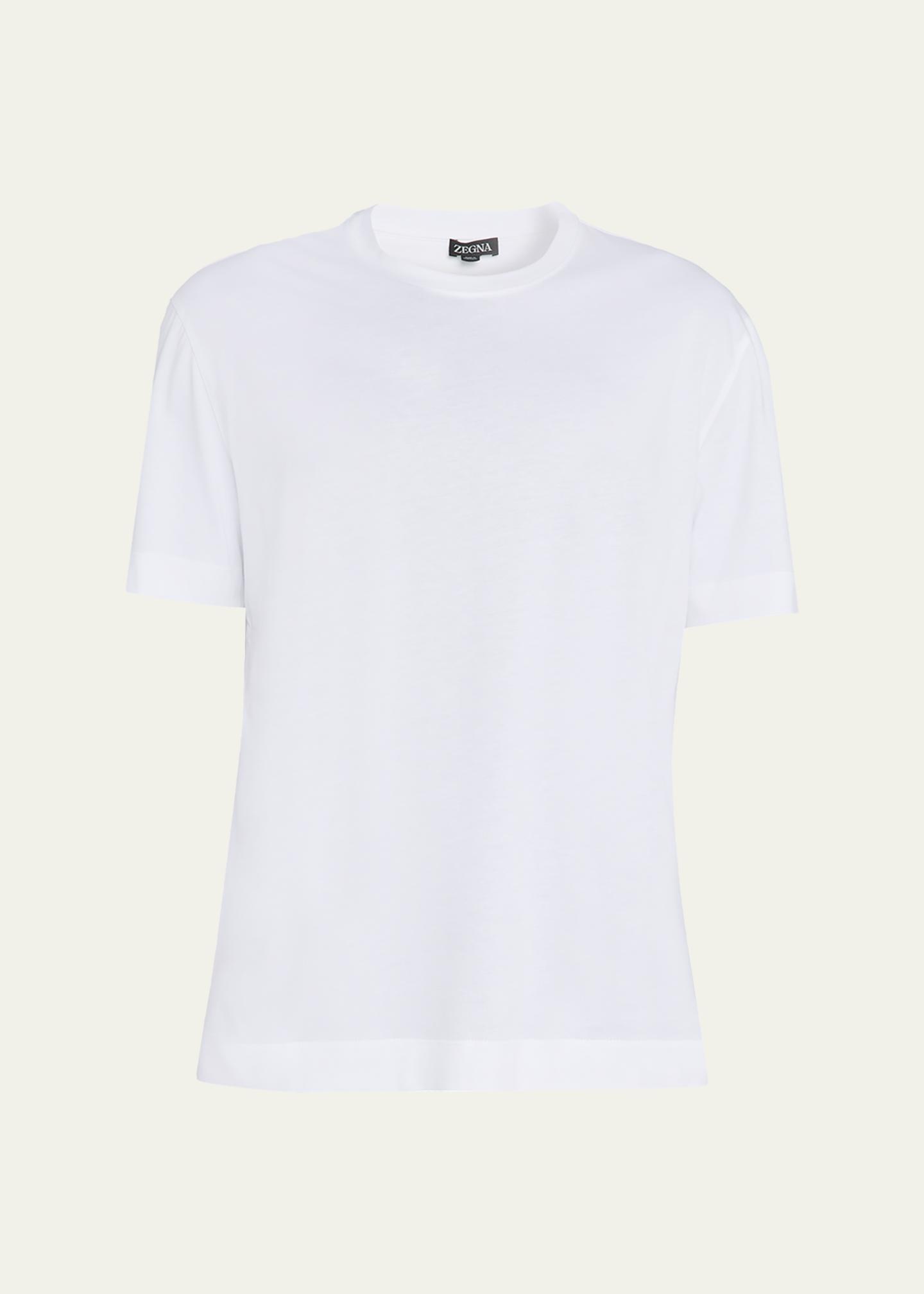 ZEGNA Men's Cotton Jersey Crewneck T-Shirt - Bergdorf Goodman
