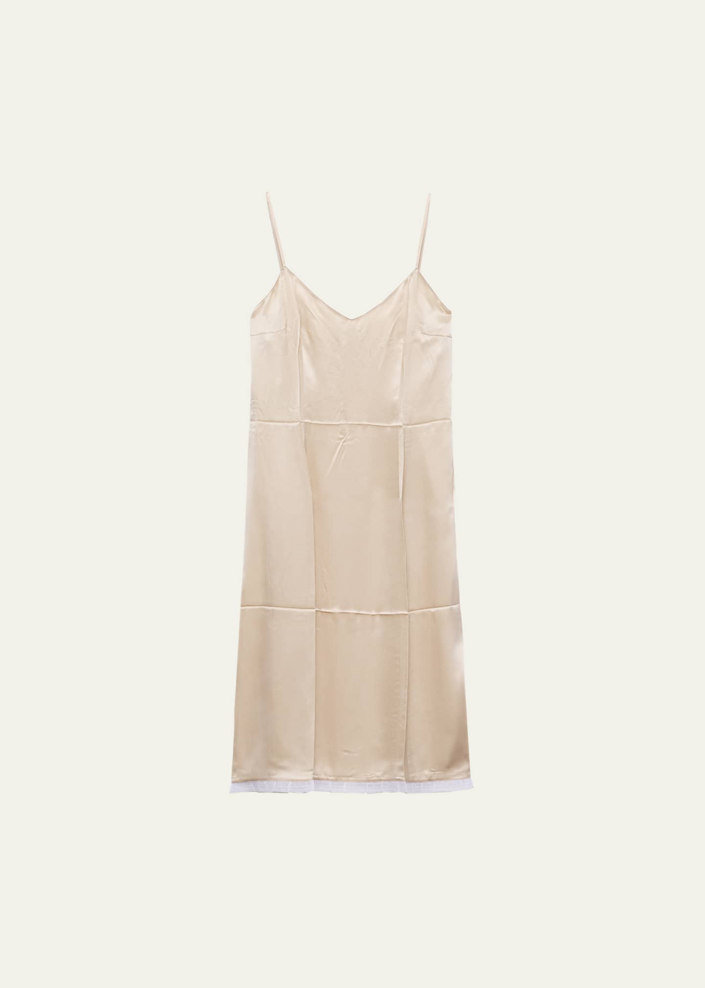 Prada Slip Crepe Satin Dress Image 1 of 3