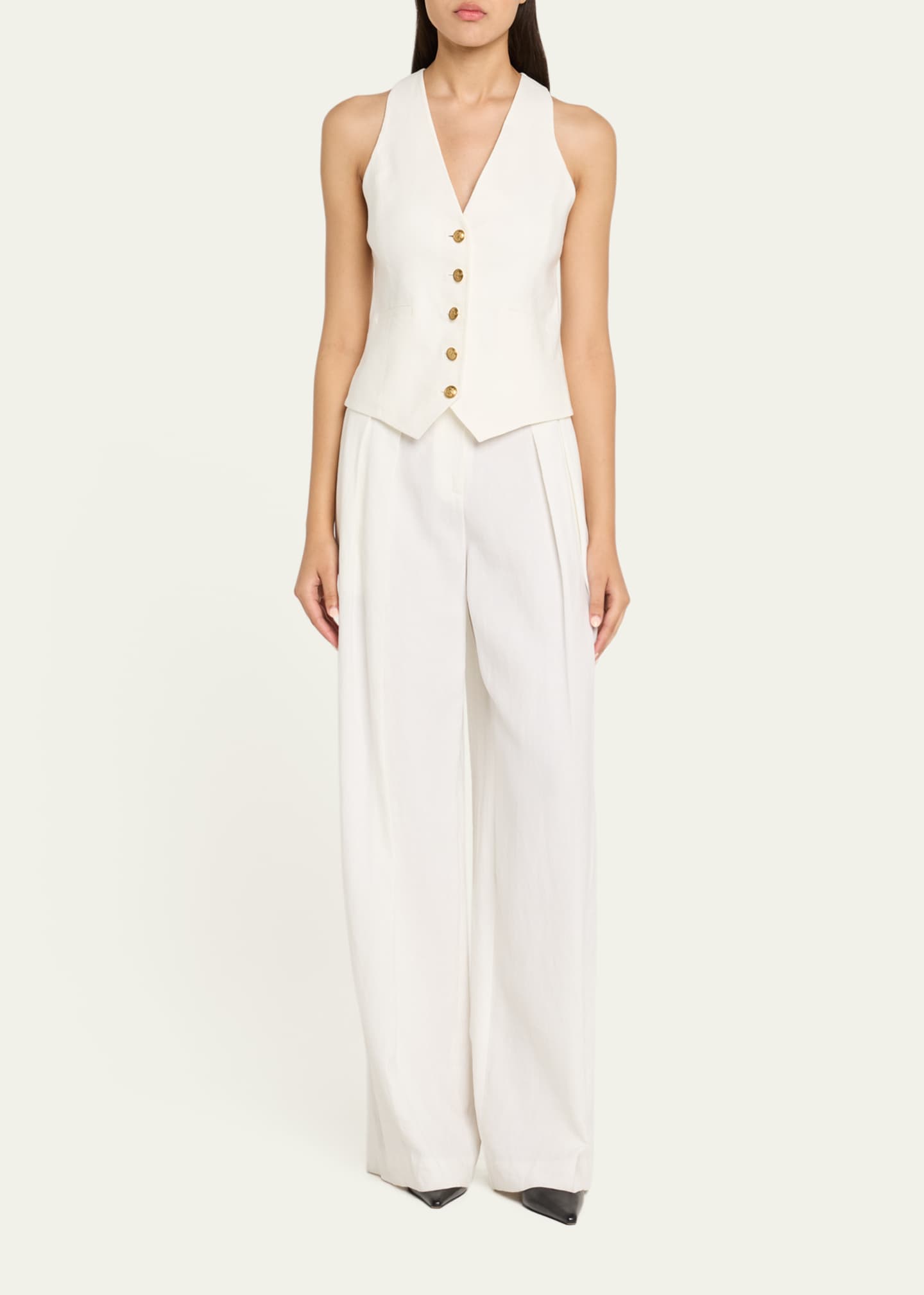 Mazie Deep V-Neck Vest