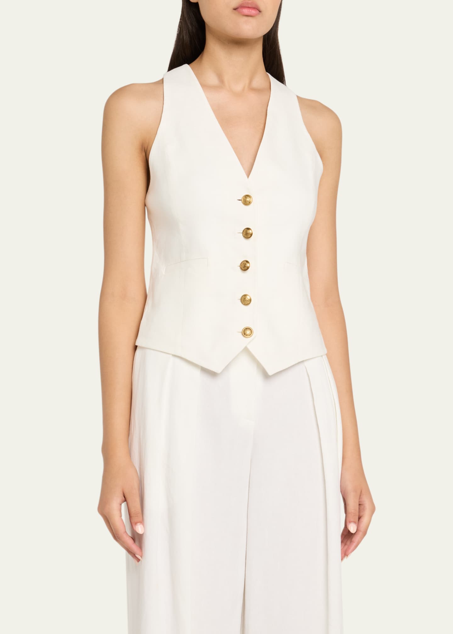 Mazie Deep V-Neck Vest