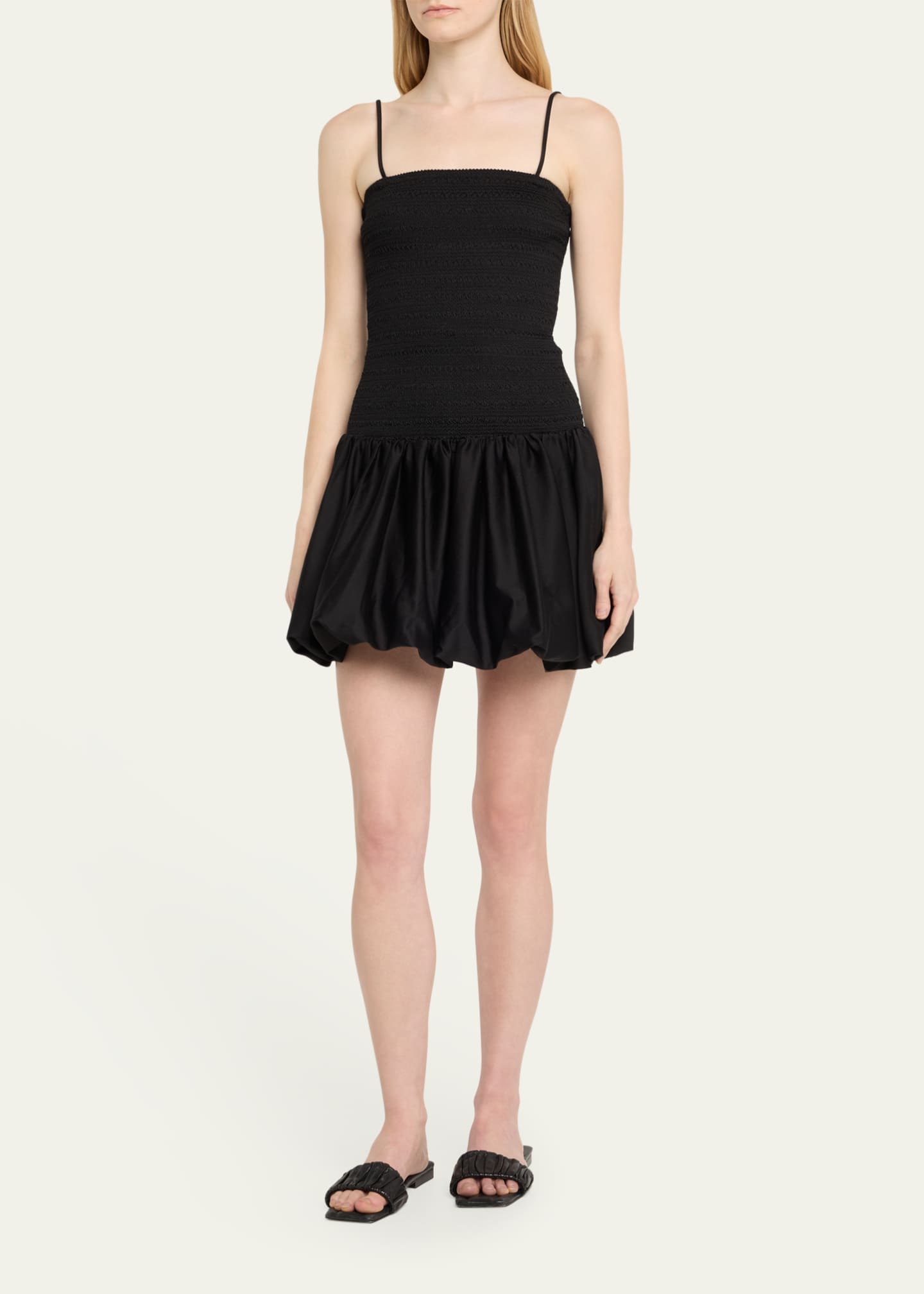 【Alice+Olivia】ARDEN ドロップウエスト ミニ丈 バブルドレス Alice + Olivia Arden Drop-Waist Bubble Mini Dress - Bergdorf