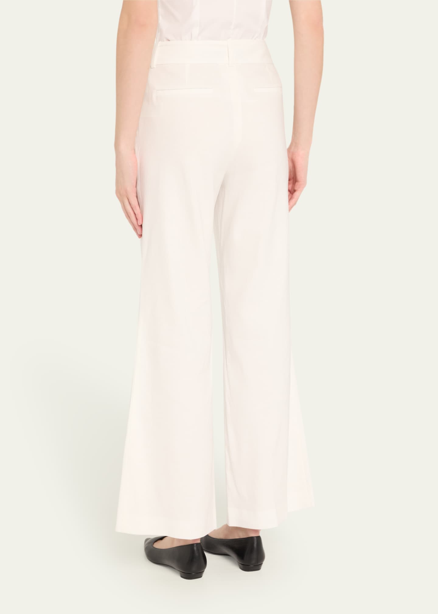 【Alice+Olivia】クイン キック フレア ジーンズ Quinn Kick Flare Jean In Livia Vintage Blue | Alice + Olivia