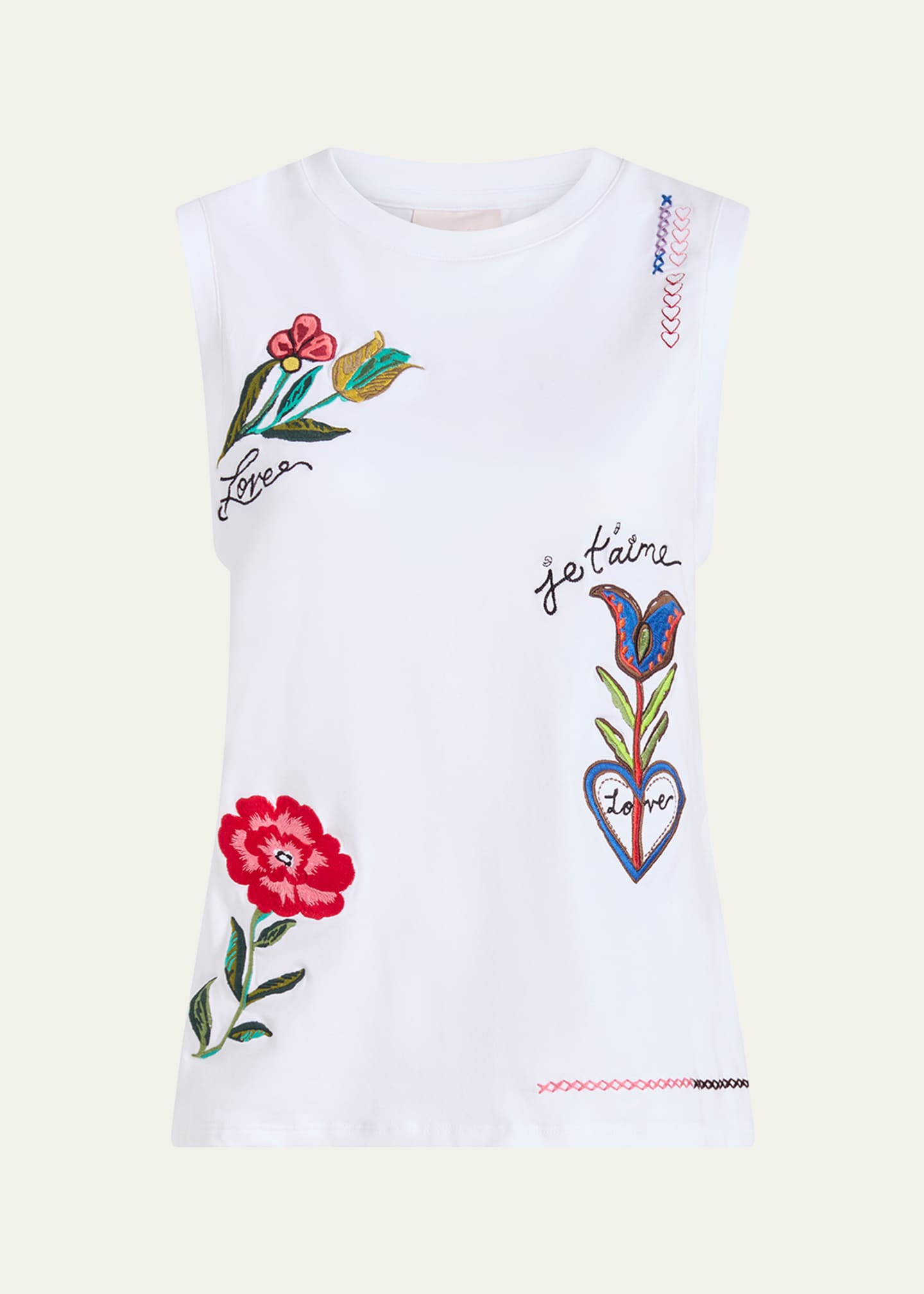 Cinq a Sept Blaine Summer Love Muscle Tee Image 1 of 3