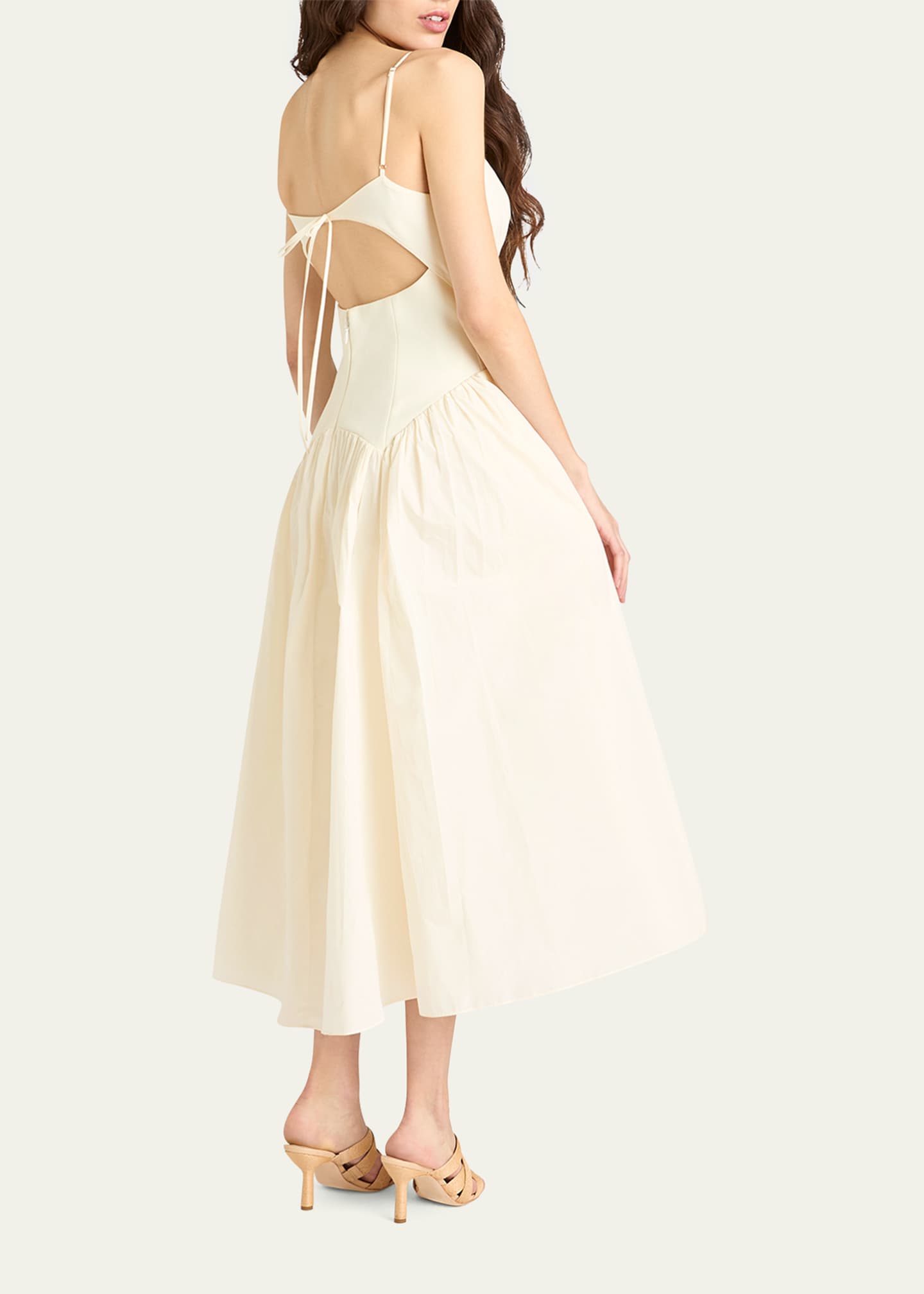 Cinq a Sept Anela Sleeveless Corset Midi Dress Image 3 of 3