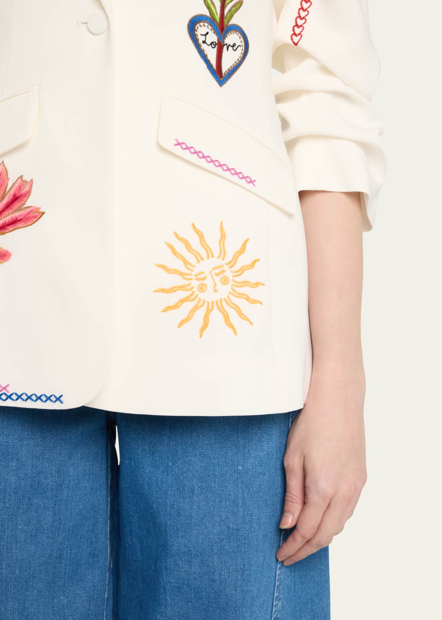 Cinq a Sept Cheyenne Scrunched Summer Love Blazer Image 5 of 5