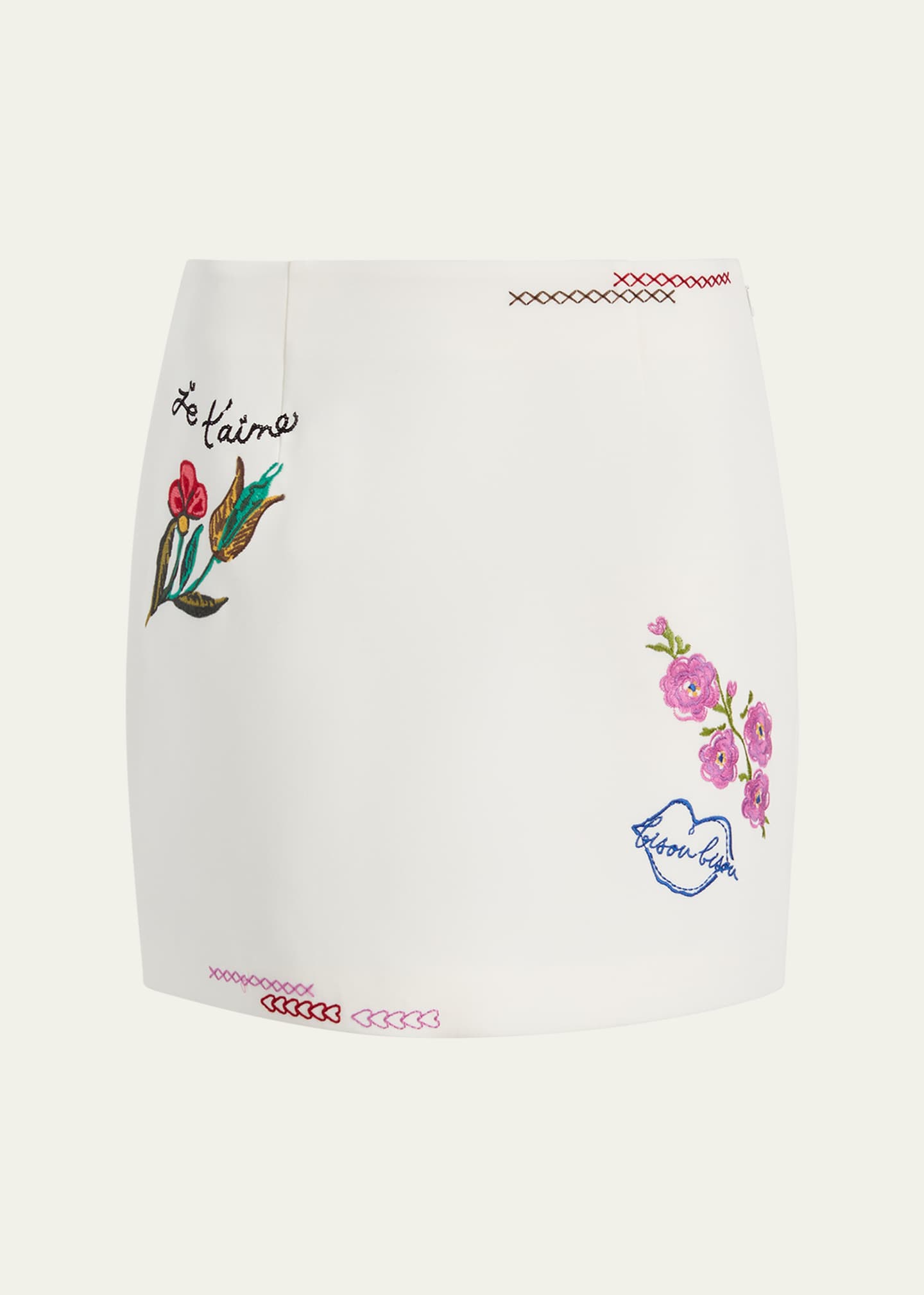 Cinq a Sept Doris Summer Love Mini Skirt Image 1 of 3