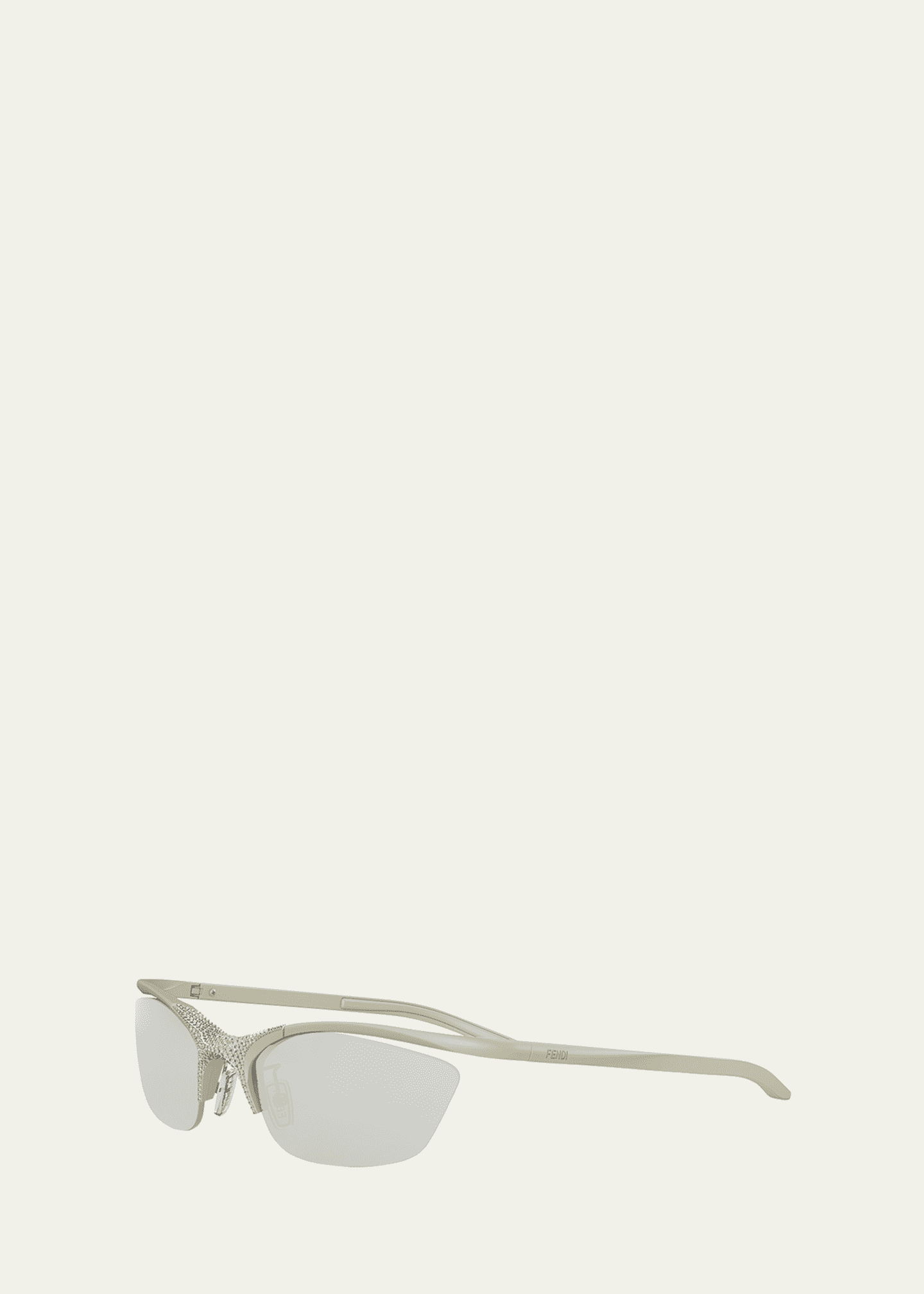 Fendi Signature Crystal Cat-Eye Sunglasses Image 3 of 3
