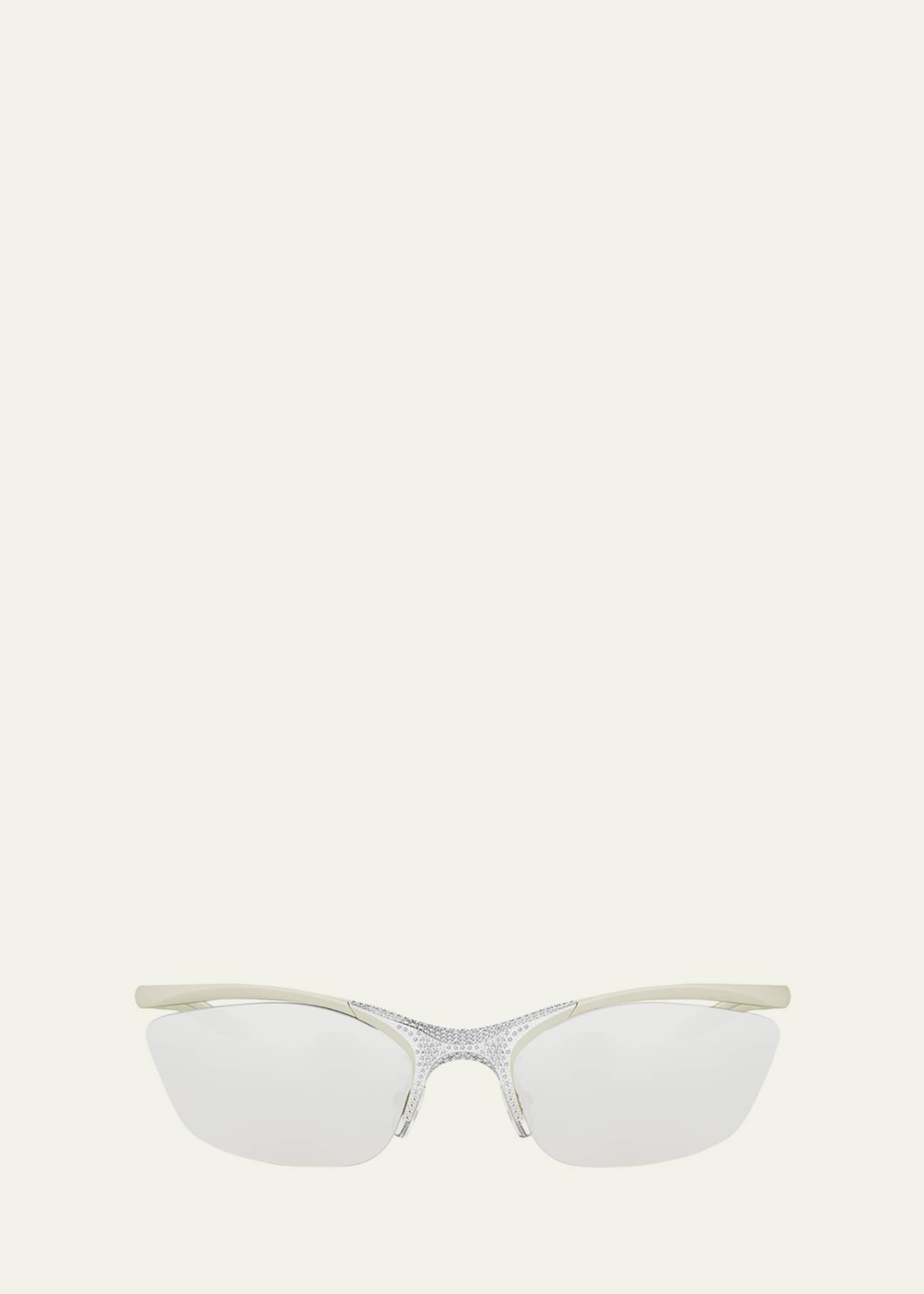 Fendi Signature Crystal Cat-Eye Sunglasses Image 1 of 3