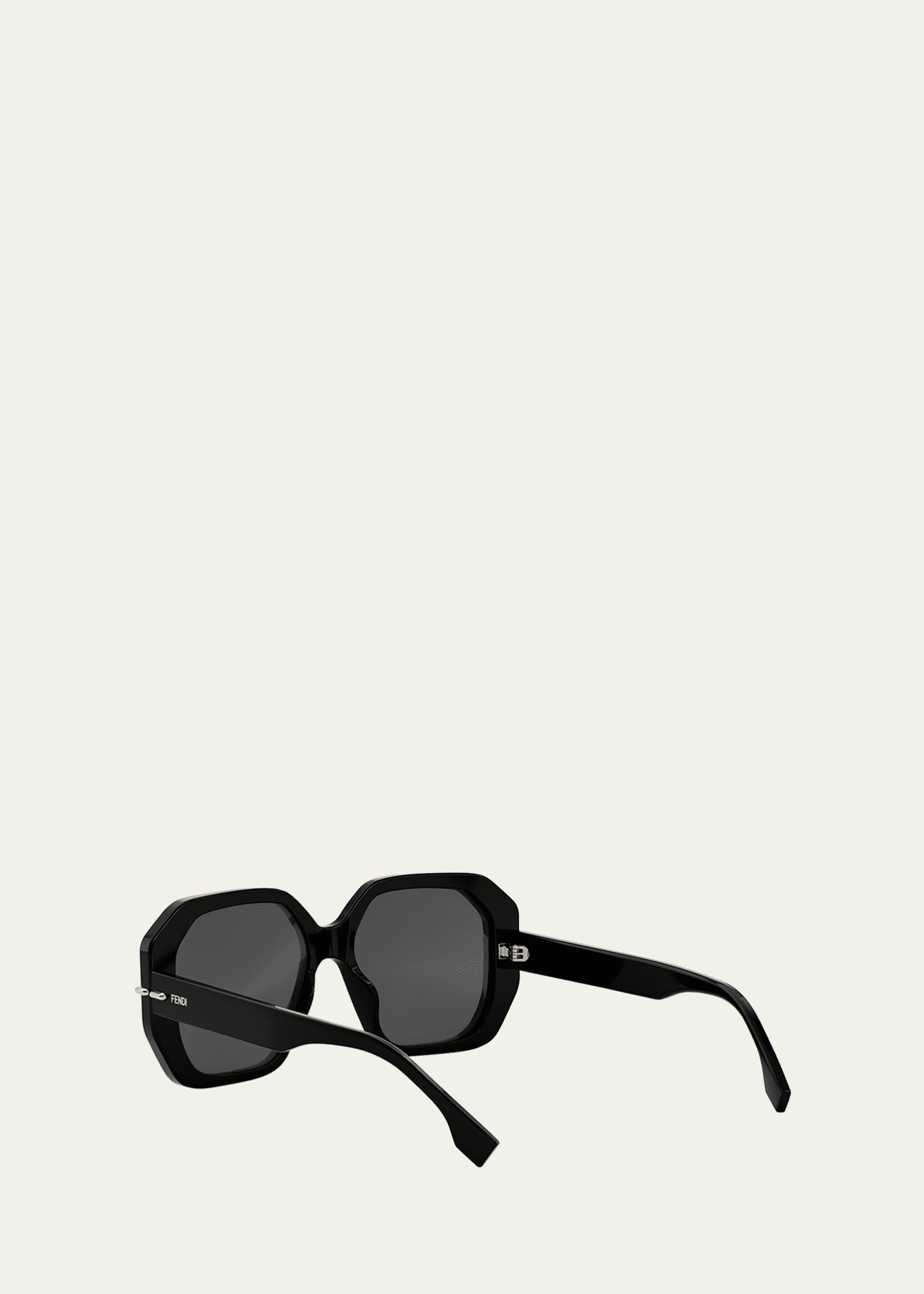 Fendi Selleria Square Acetate Sunglasses Image 4 of 5