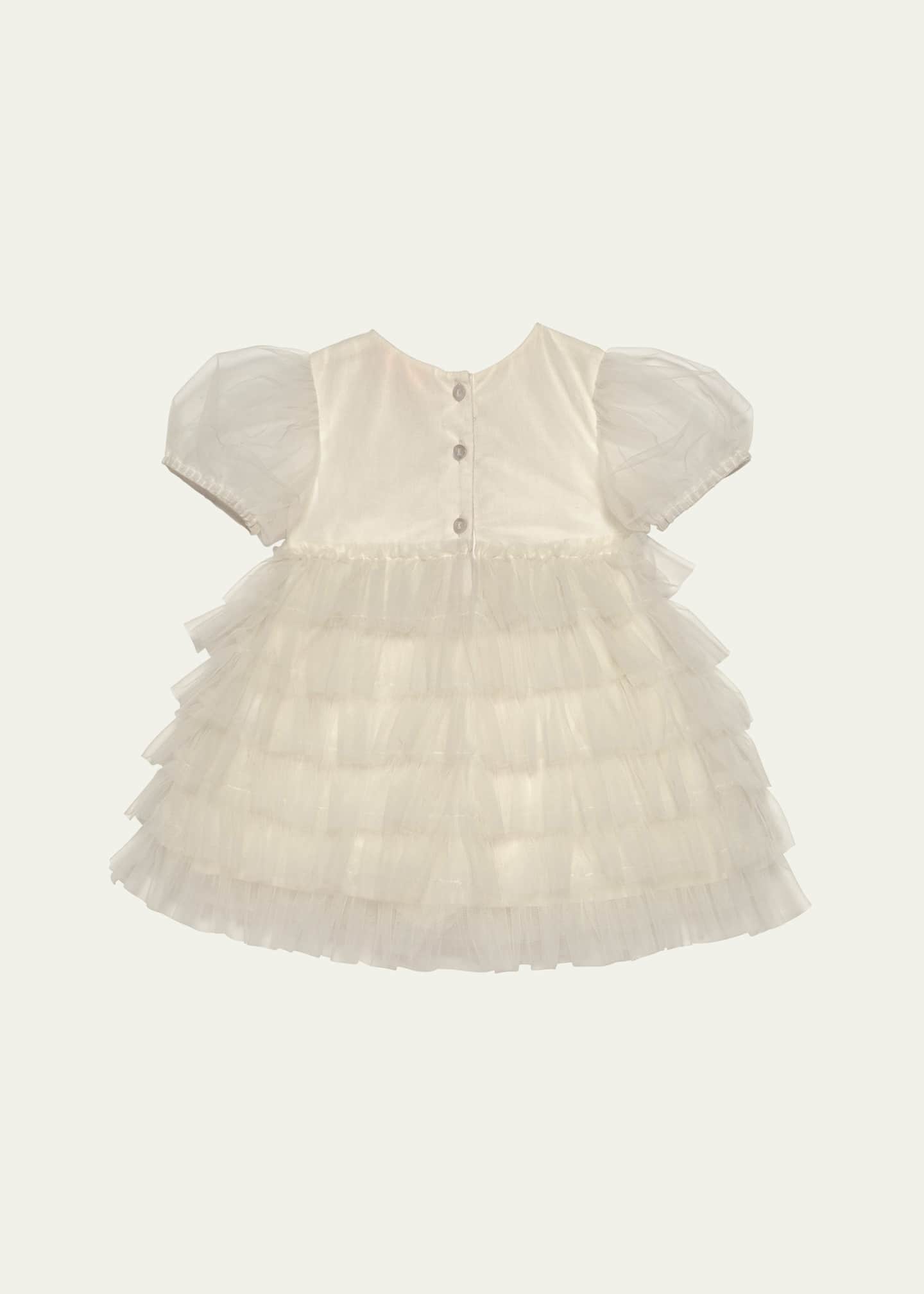 Tutu Du Monde Girl's Bebe Meadow Embellished Tulle Dress, Size Newborn ...