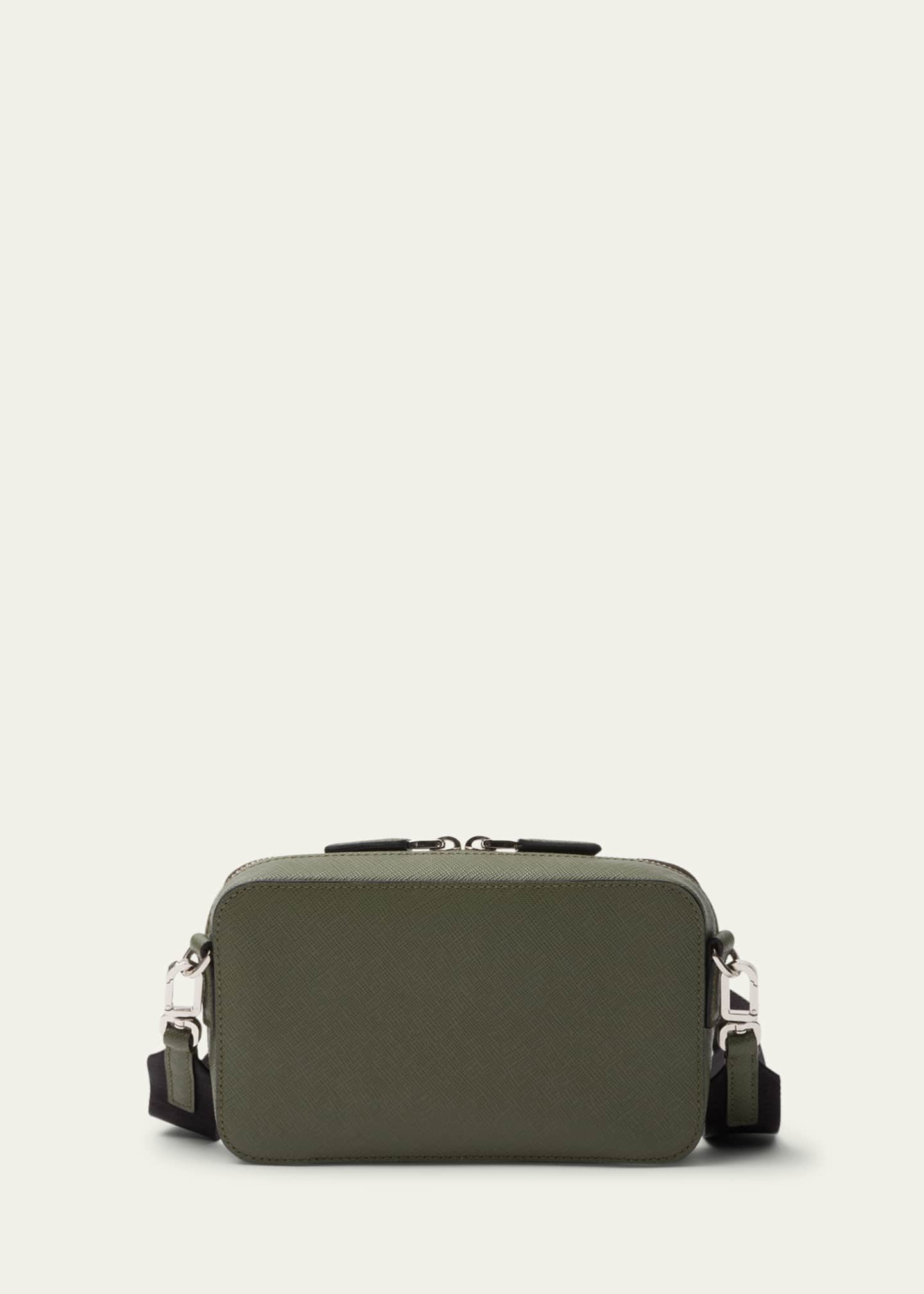 Prada Men's Saffiano Leather Crossbody Bag Image 3 of 5