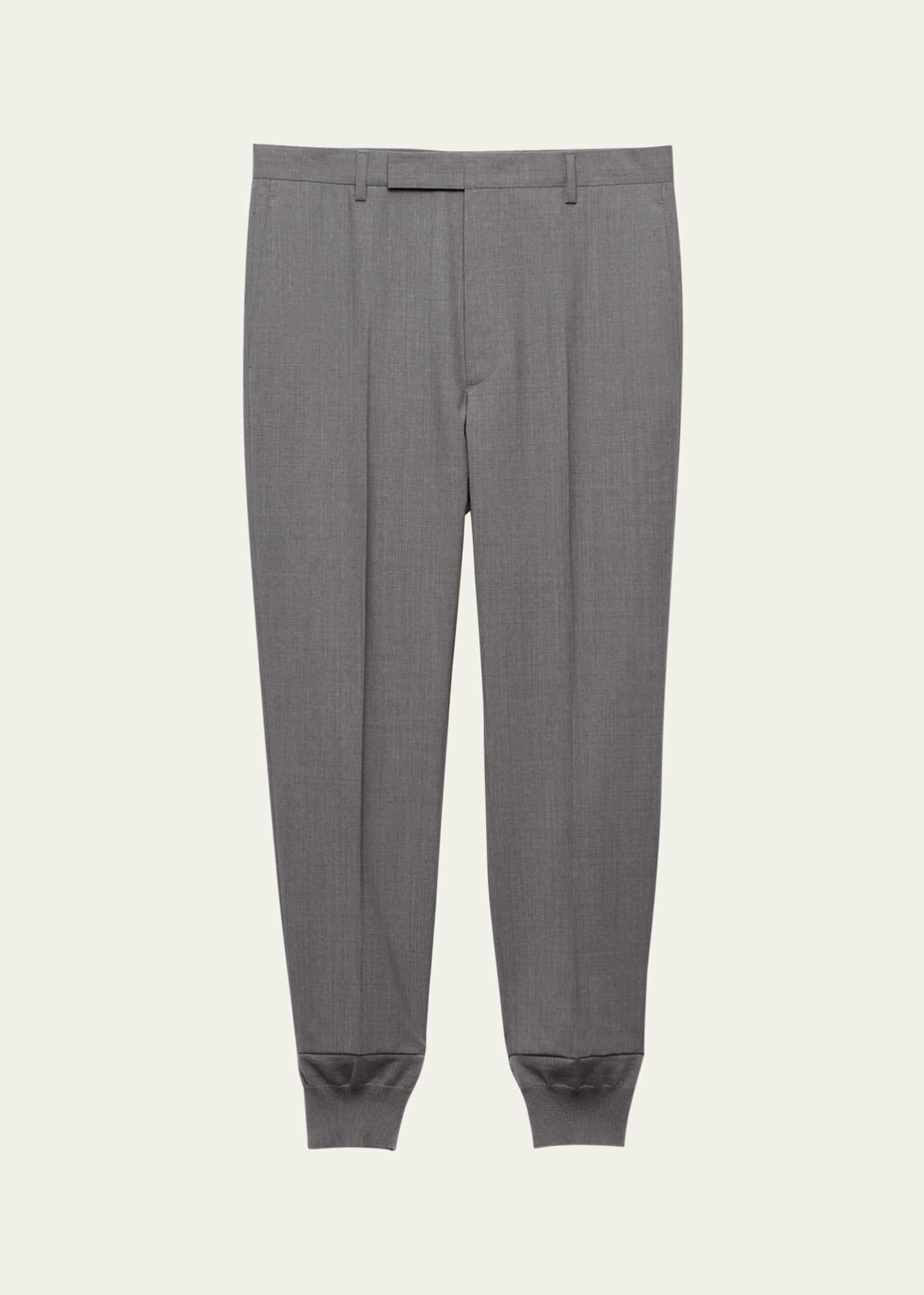 Prada Men's Hybrid Wool Joggers Image 1 of 5