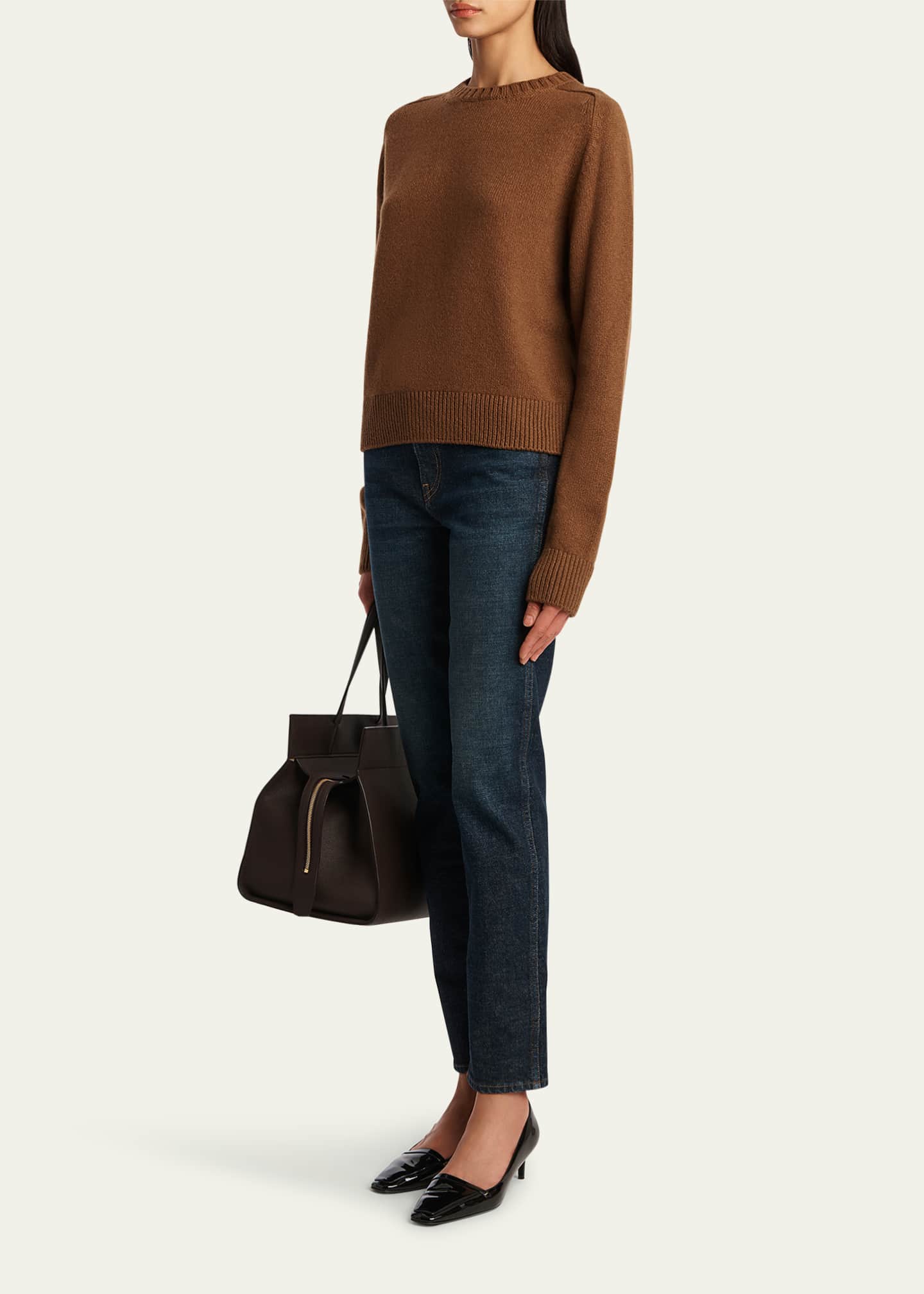 Khaite Viv Slim-Leg Ankle Jeans Image 2 of 5