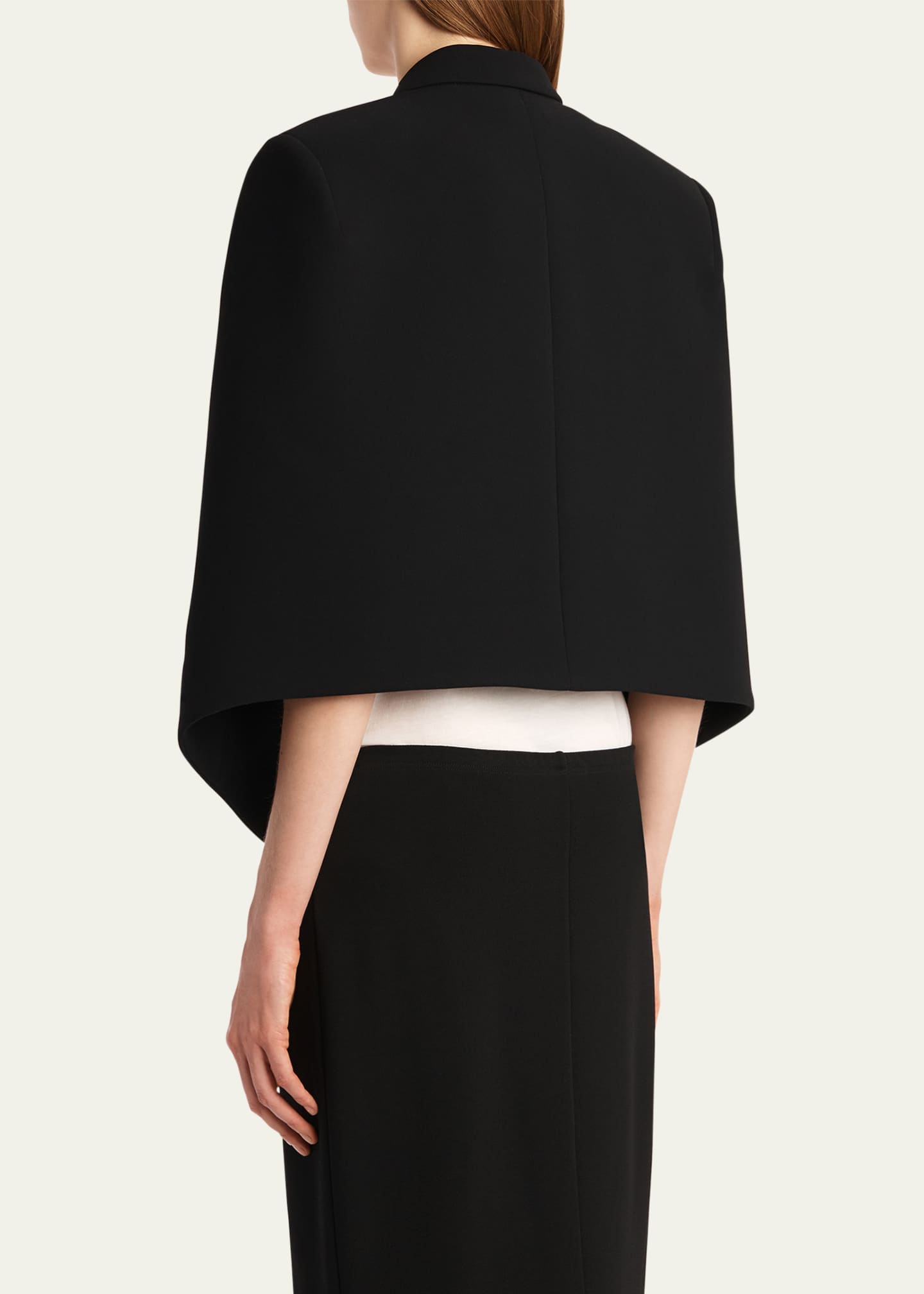 Khaite Severo Tuxedo Cape Image 3 of 5