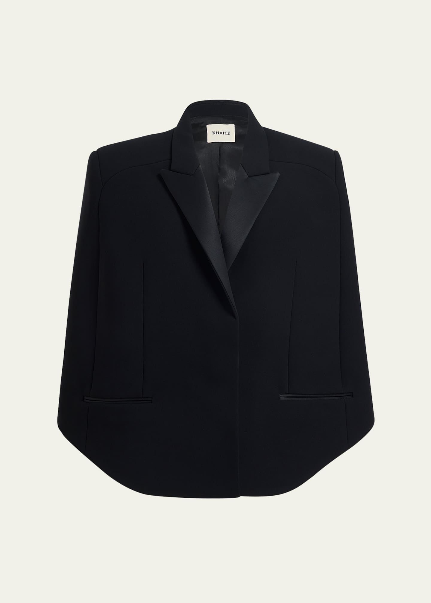 Khaite Severo Tuxedo Cape Image 1 of 5