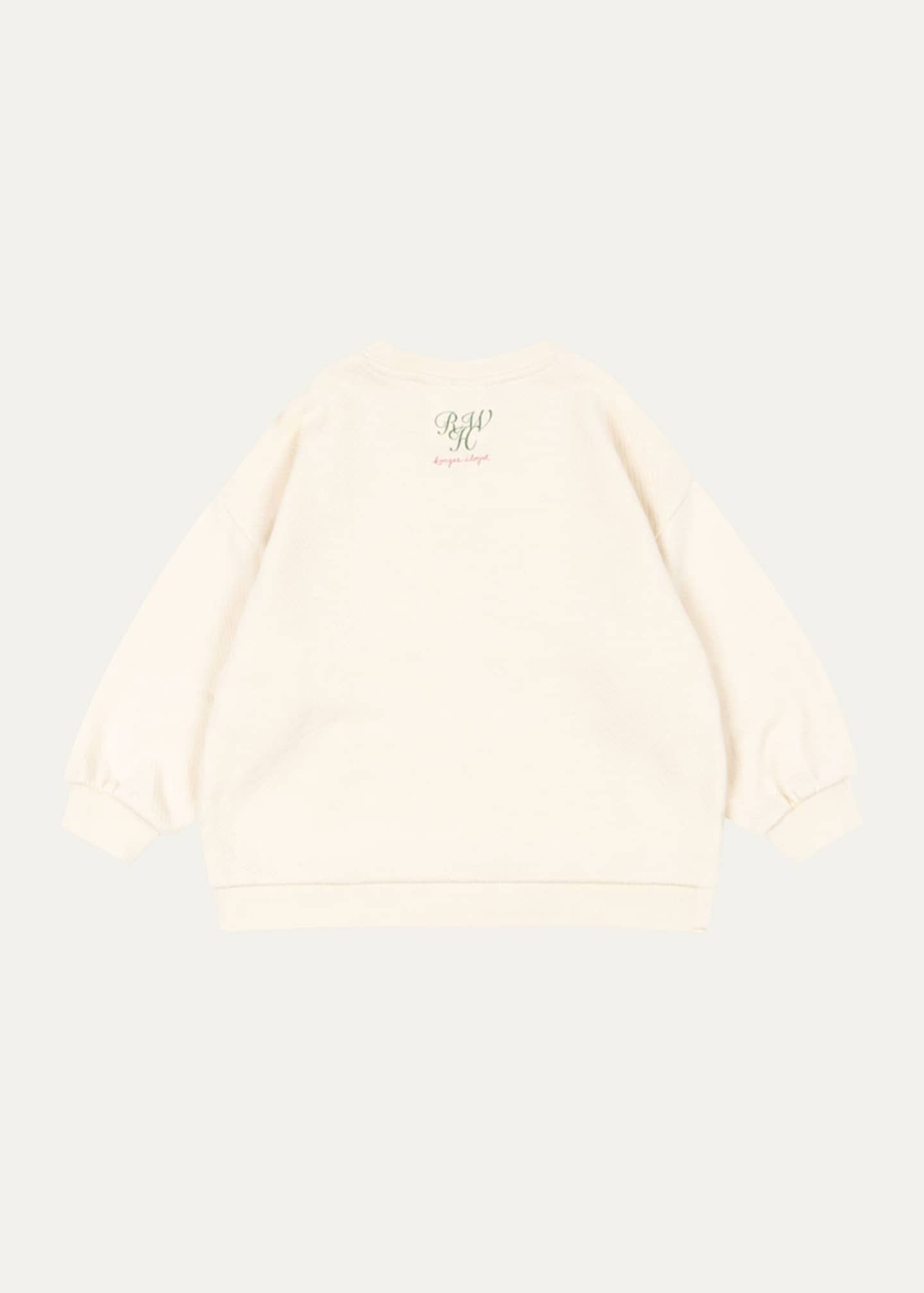 Konges Slojd Rosie H-W x Girl's Bella Sweatshirt, Size 12M-6 Image 2 of 2